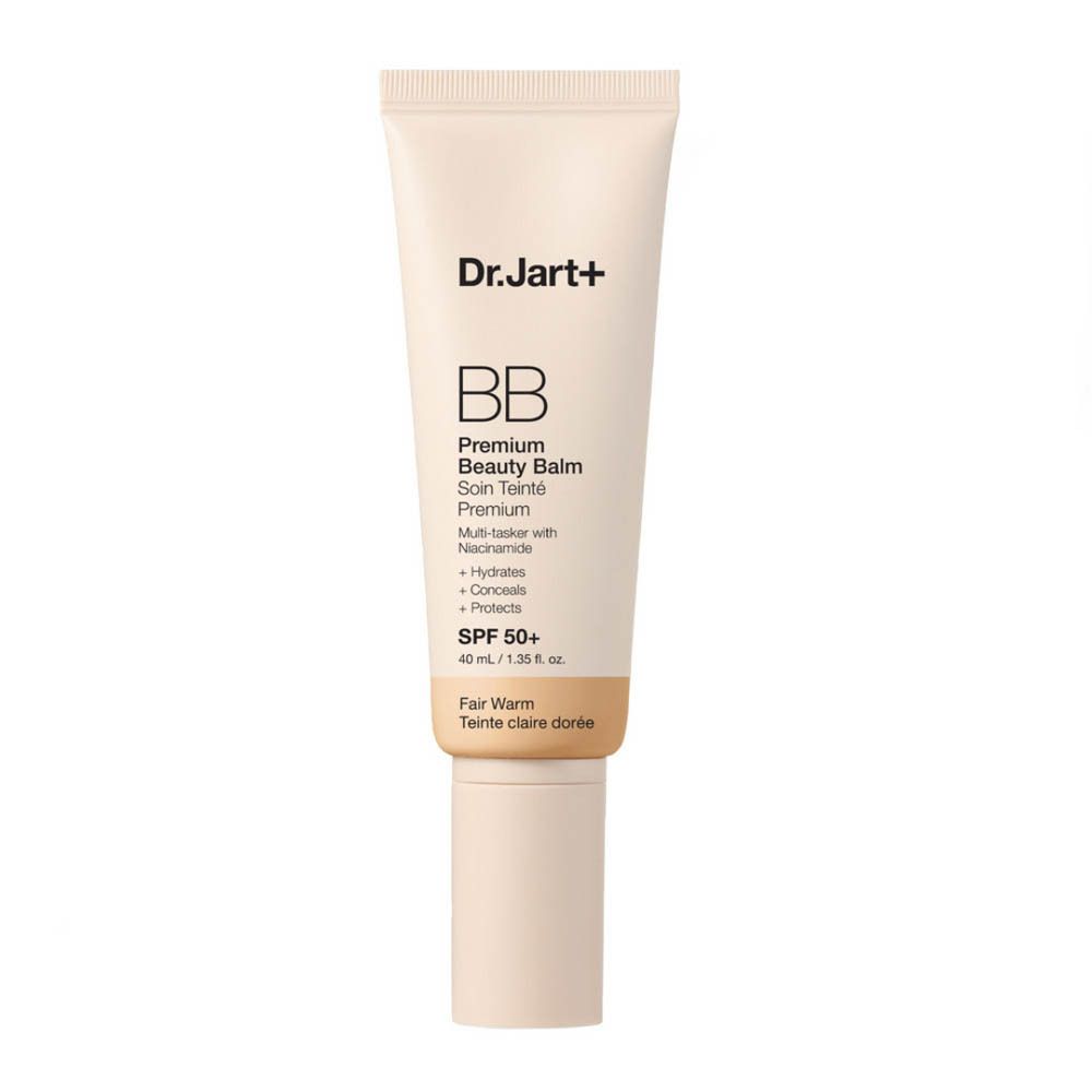 Tube Dr.Jart+ BB Cream, face avant avec informations produit et SPF 50+.