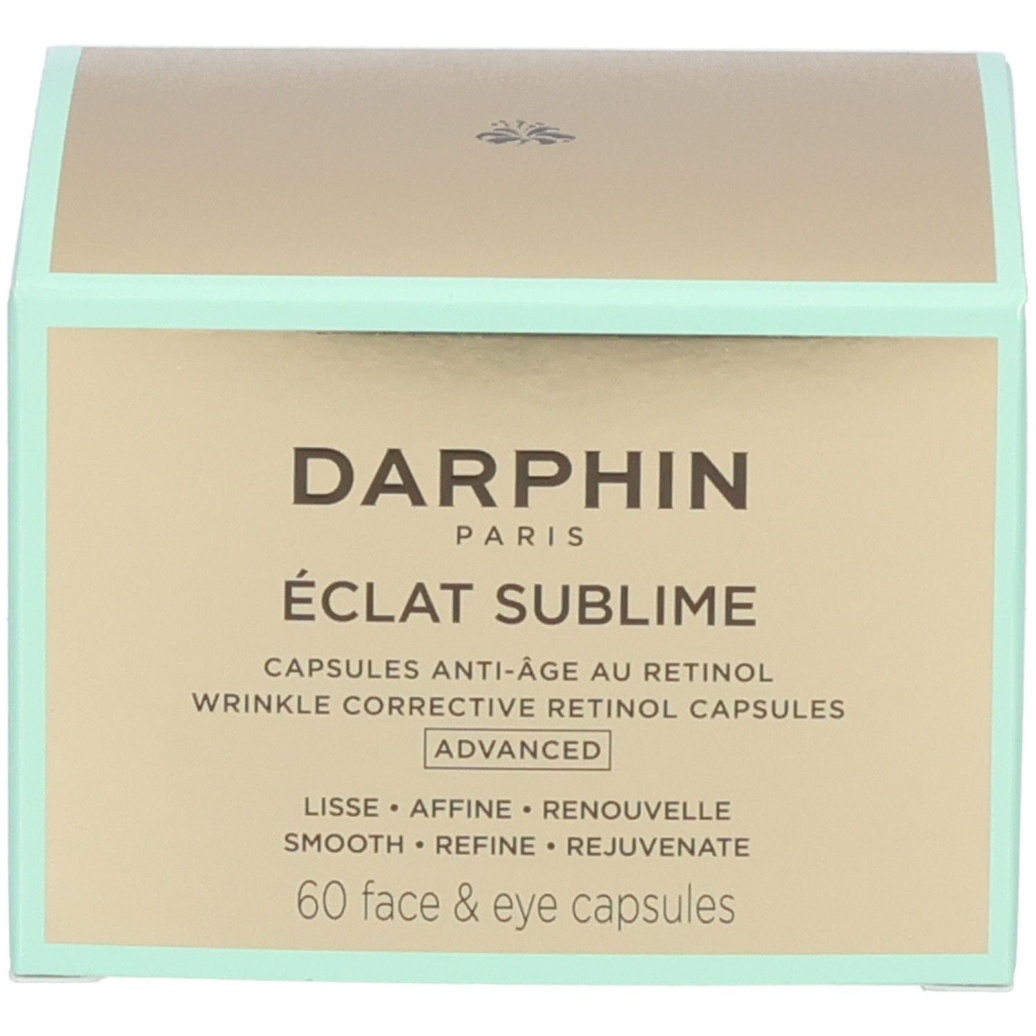 Boîte de capsules de rétinol Darphin Eclat Sublime.