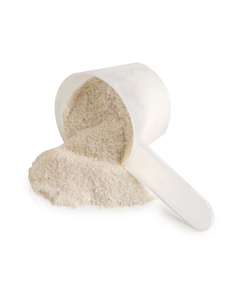 Vue latérale du pot de poudre Collagen SkinComplete.