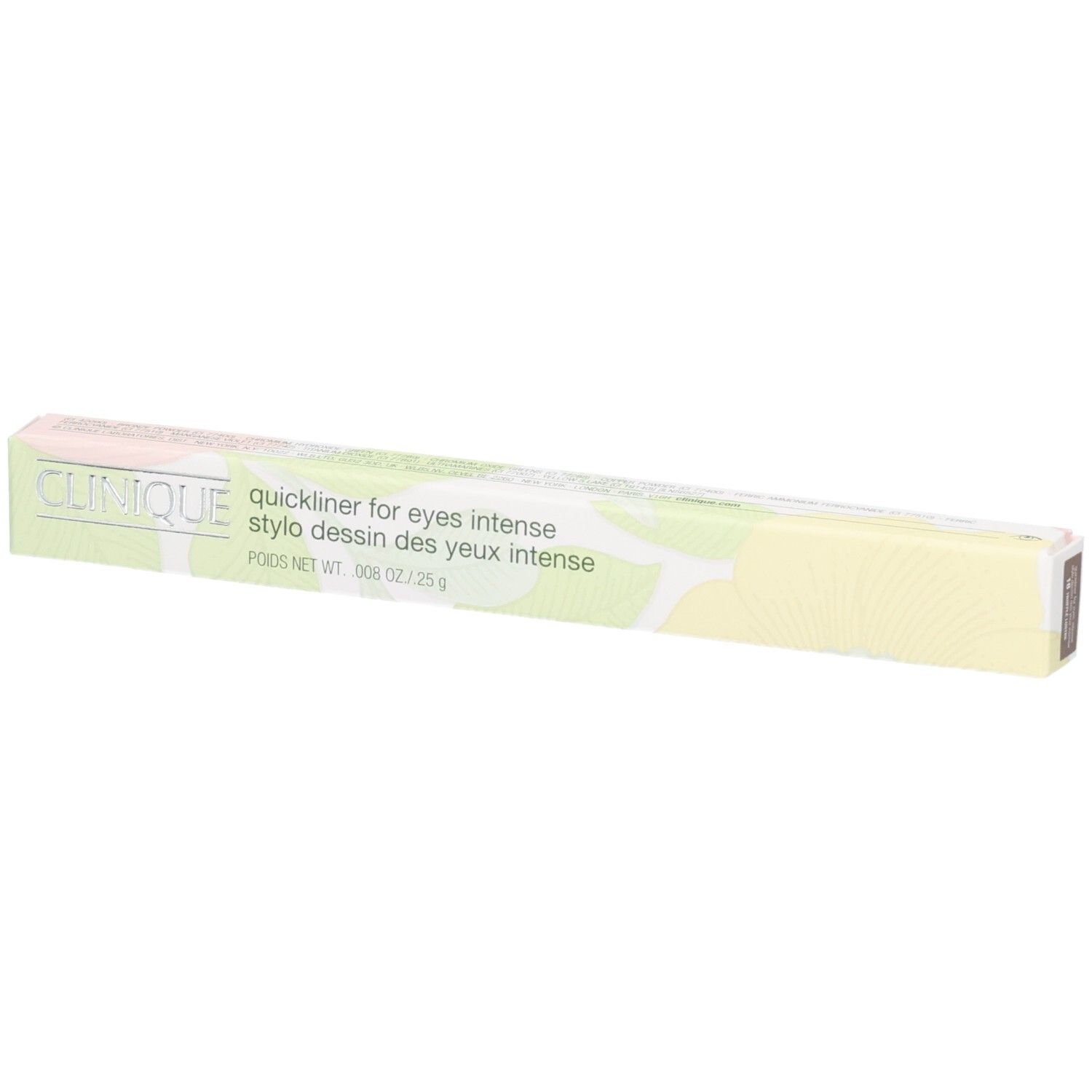 Stylo eye-liner Clinique dans un emballage coloré.