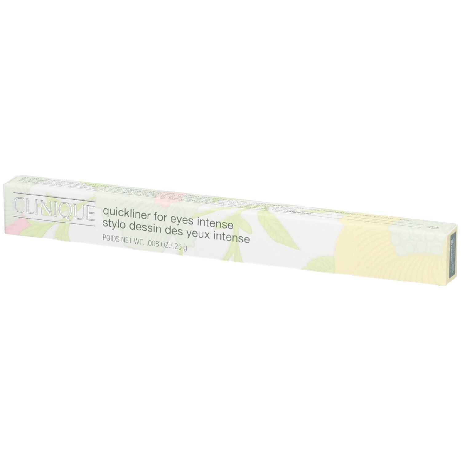 Stylo eyeliner Clinique Quickliner for Eyes Intense dans son emballage.