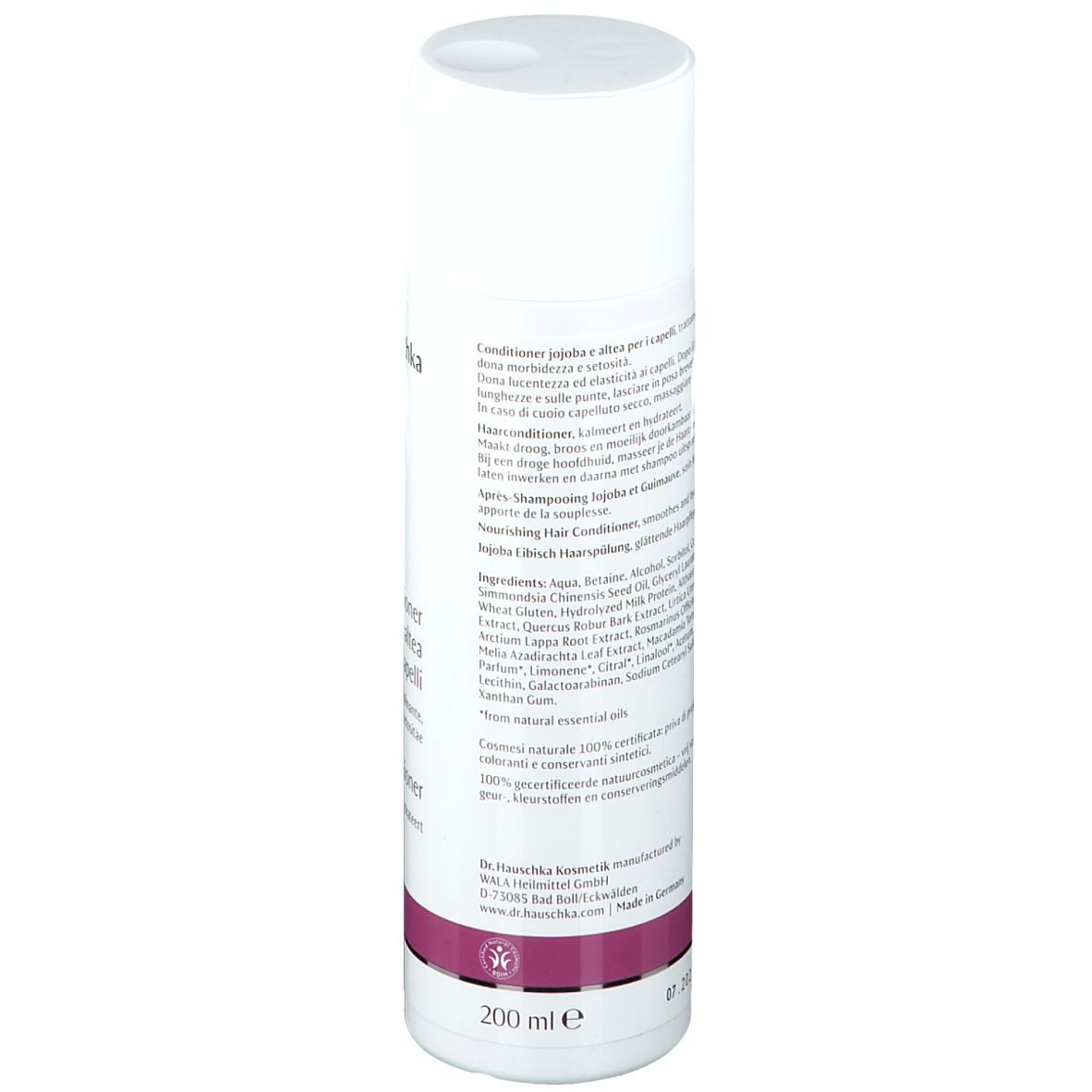 Dr. Hauschka Après-Shampooing Jojoba et Guimauve