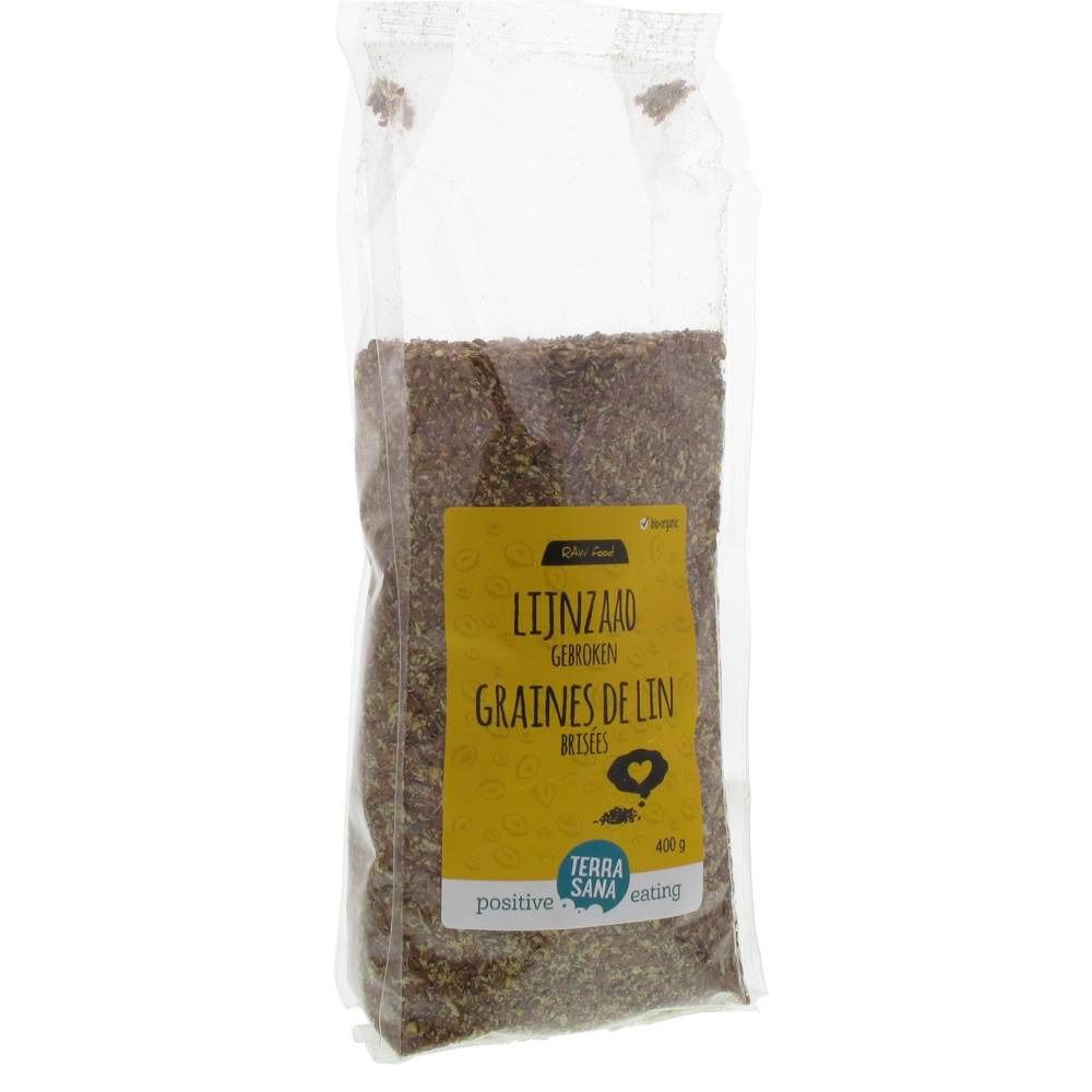 Terrasana Raw Food Graines de lin brisées
