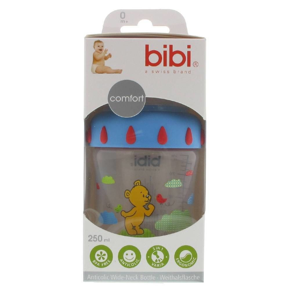 Bibi Biberon Wn Confort 2013 0m+ Bleu