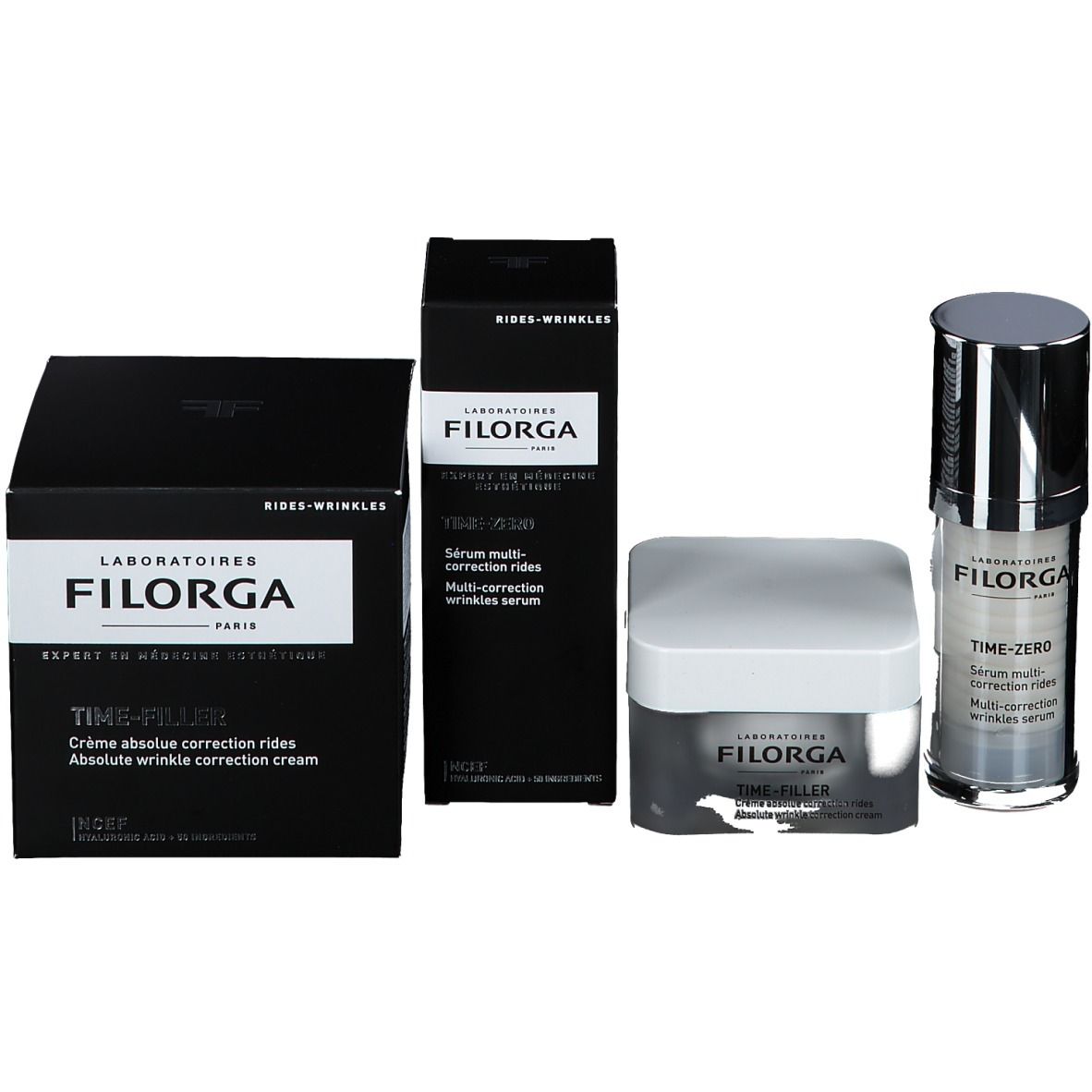 FILORGA Time-Filler Crème absolue corriction ricdes + Time Zero Sérum Multi-correction rides