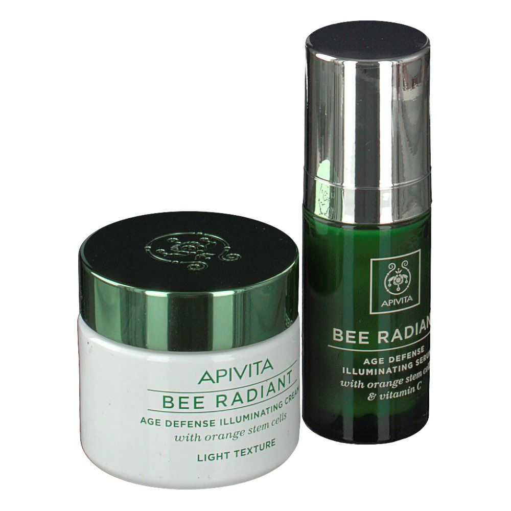 Apivita Bee Radiant Crème Texture Légère + Bee Radiant Serum