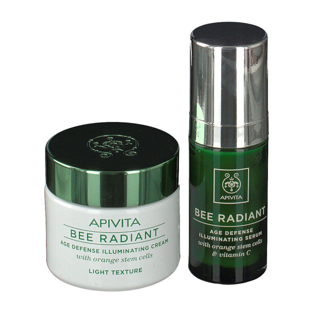 Apivita Bee Radiant Crème Texture Légère + Bee Radiant Serum