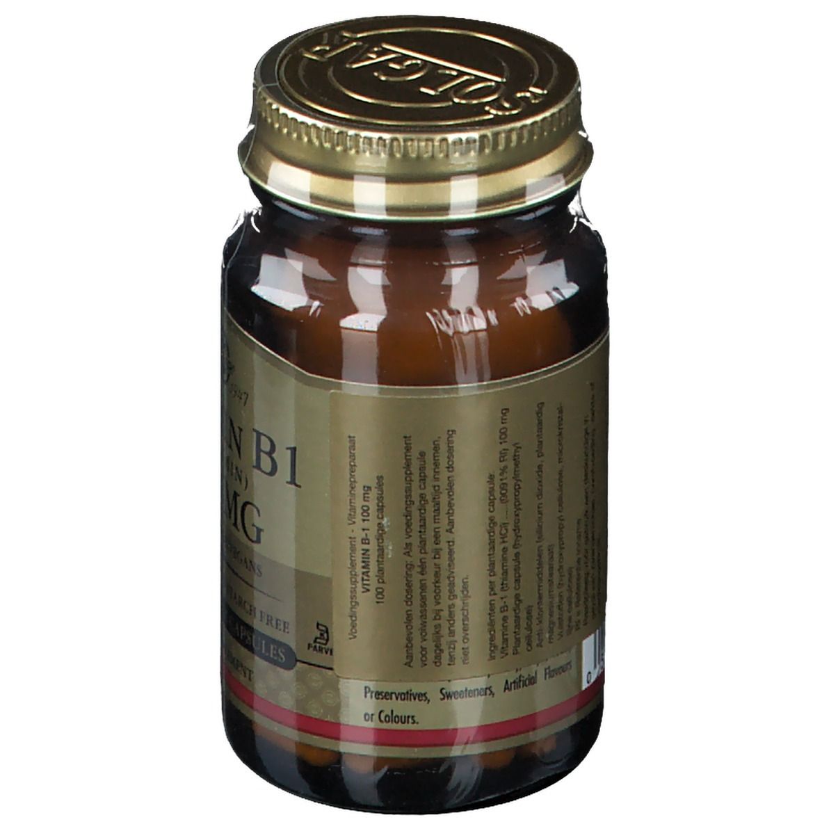 Solgar® Vitamin B1 100 mg 100 pc(s) - Redcare Pharmacie