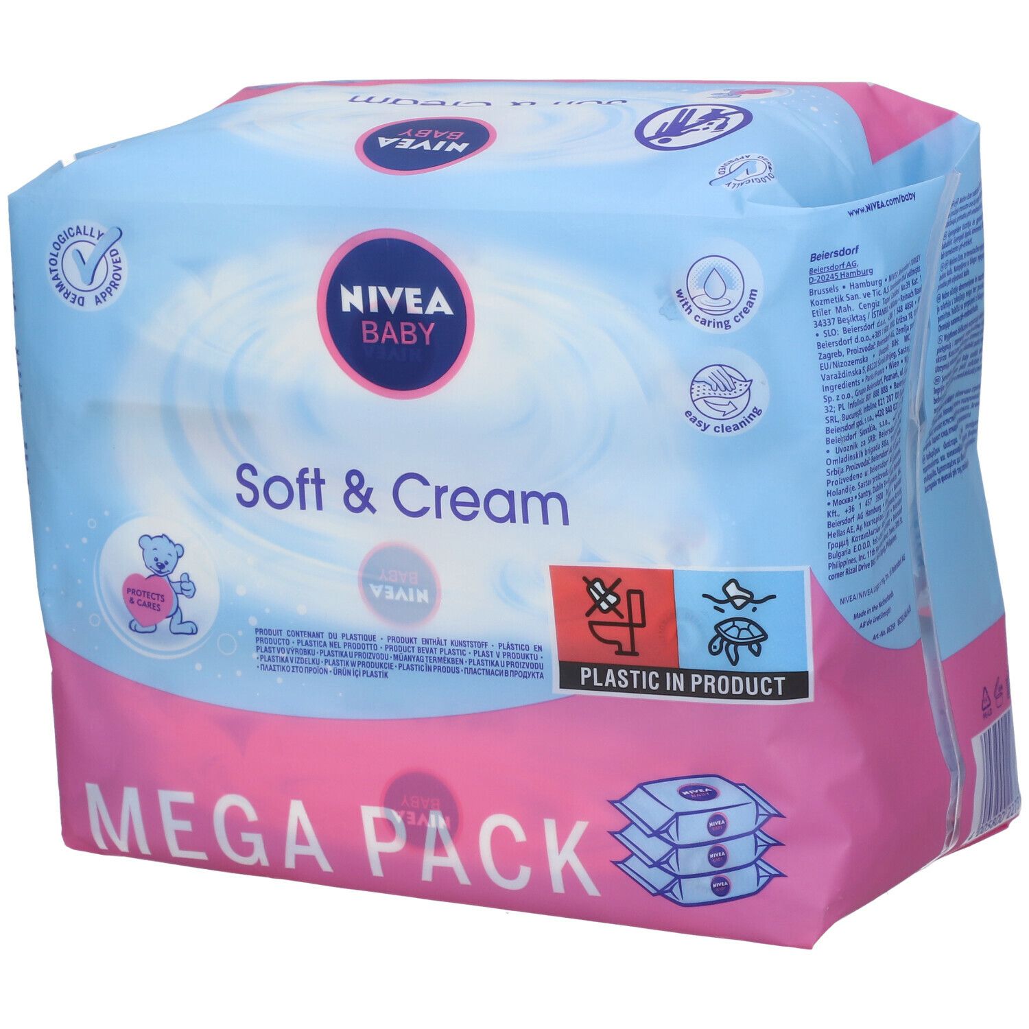 NIVEA Baby Lingettes Soft & Cream