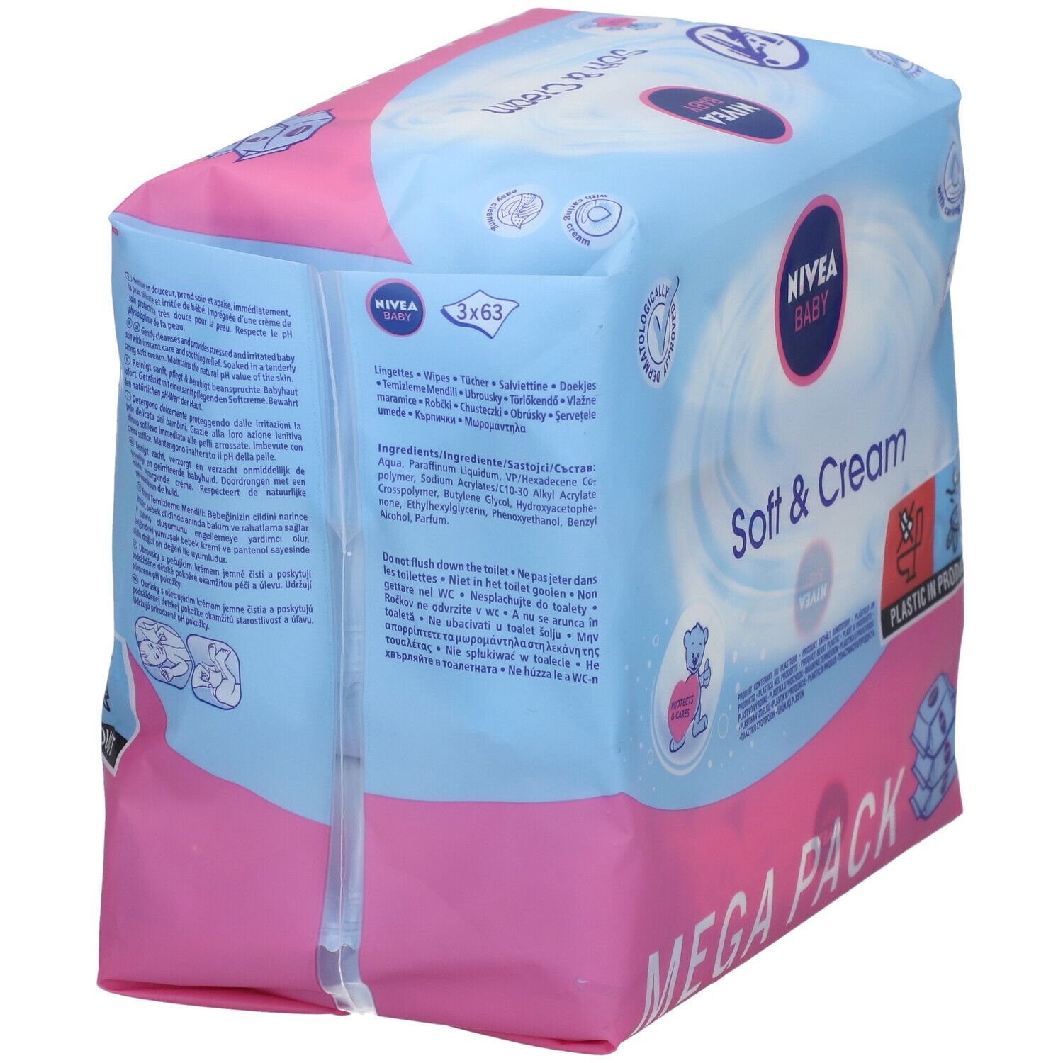 NIVEA Baby Lingettes Soft & Cream