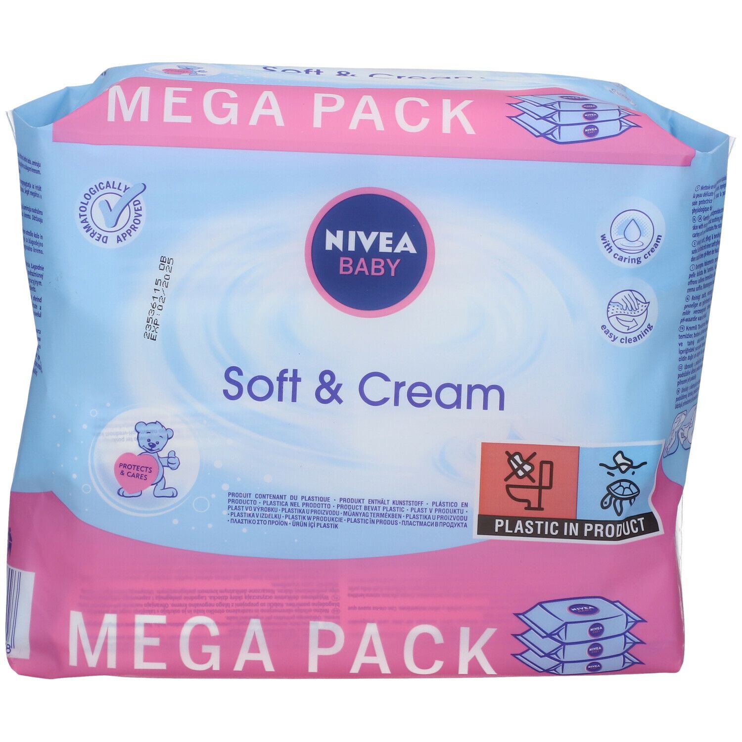 NIVEA Baby Lingettes Soft & Cream