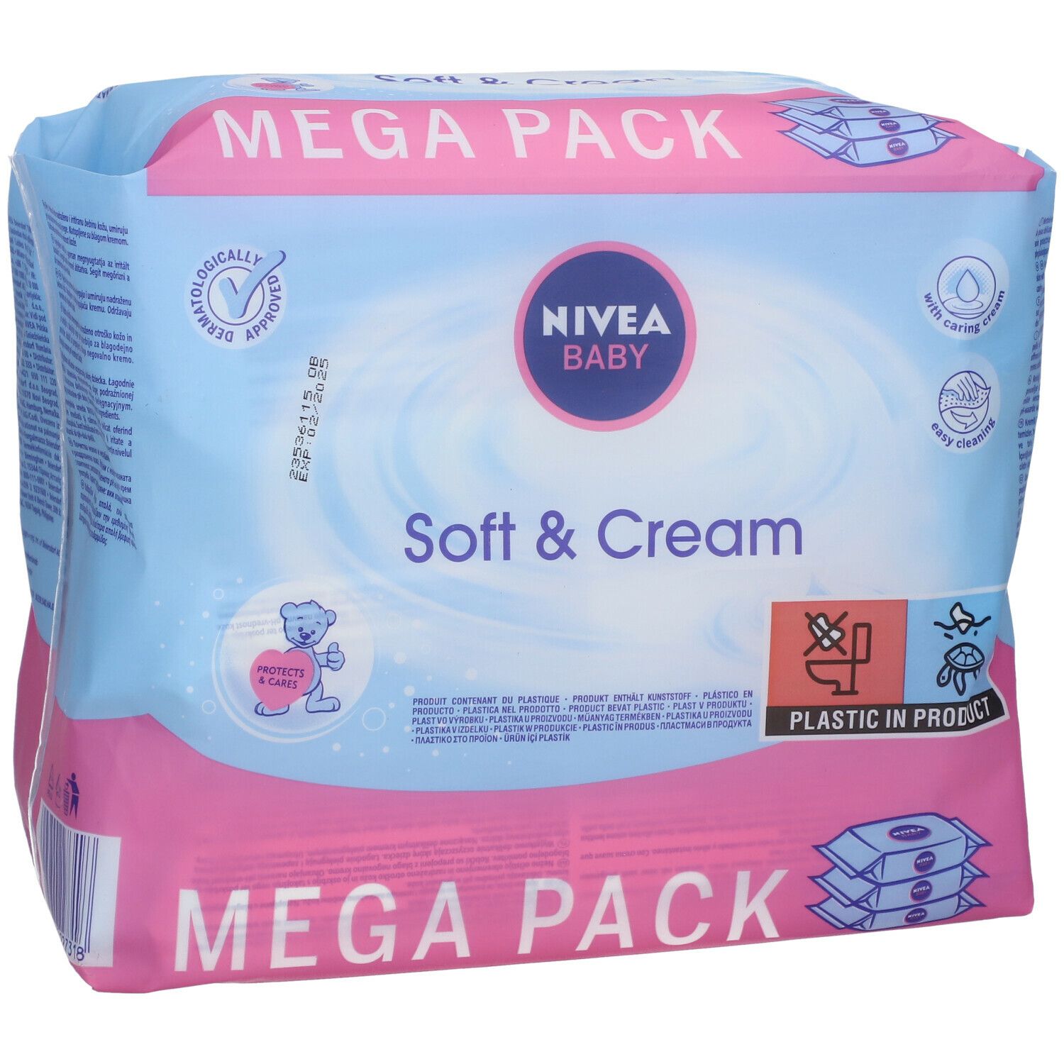 NIVEA Baby Lingettes Soft & Cream