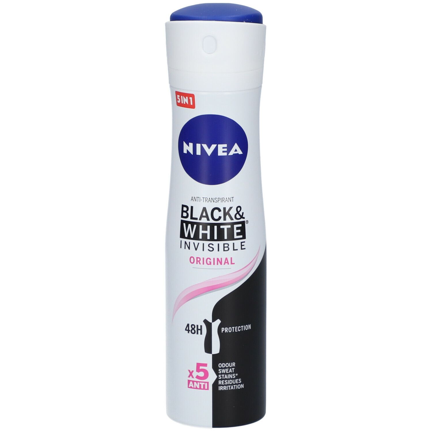 NIVEA Déodorant Black & White Invisible original Spray anti-transpirant