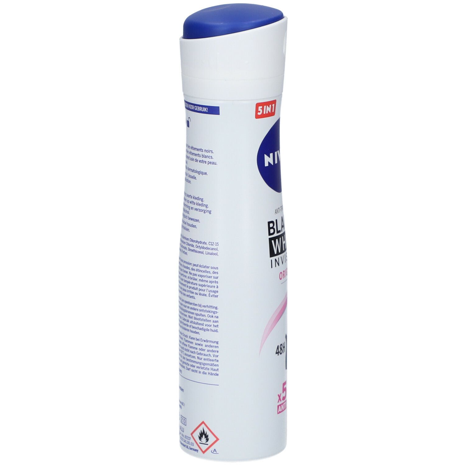 NIVEA Déodorant Black & White Invisible original Spray anti-transpirant