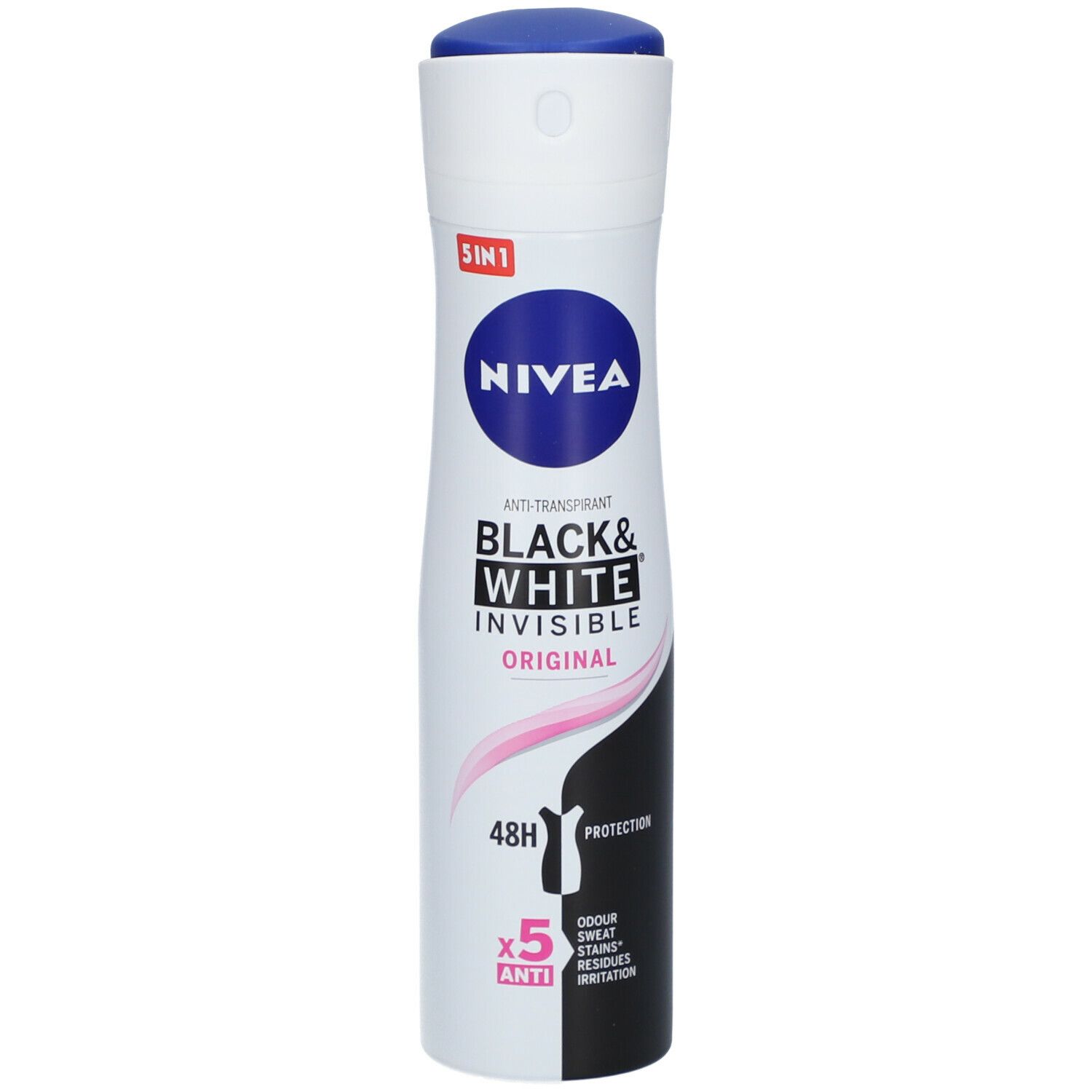 NIVEA Déodorant Black & White Invisible original Spray anti-transpirant