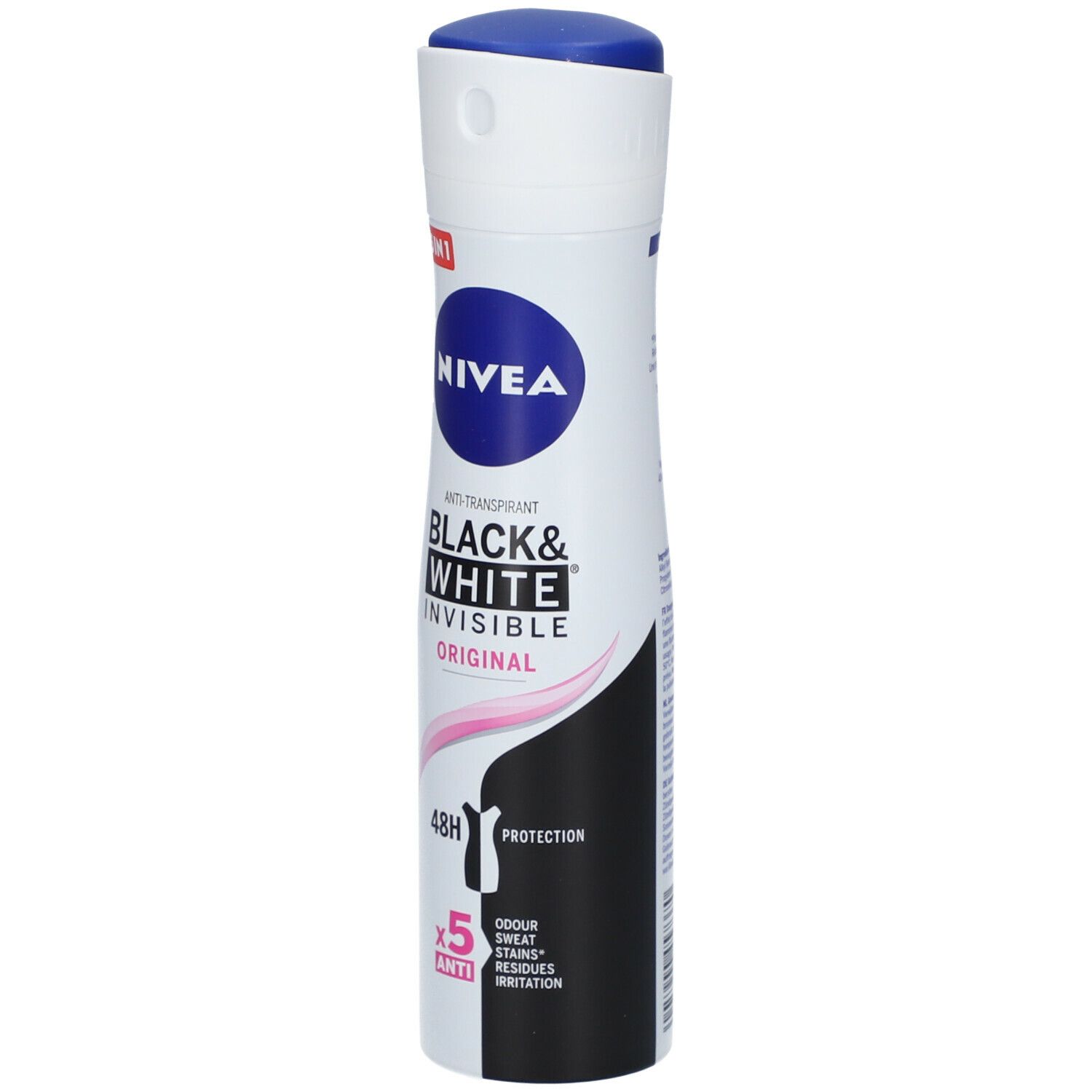 NIVEA Déodorant Black & White Invisible original Spray anti-transpirant