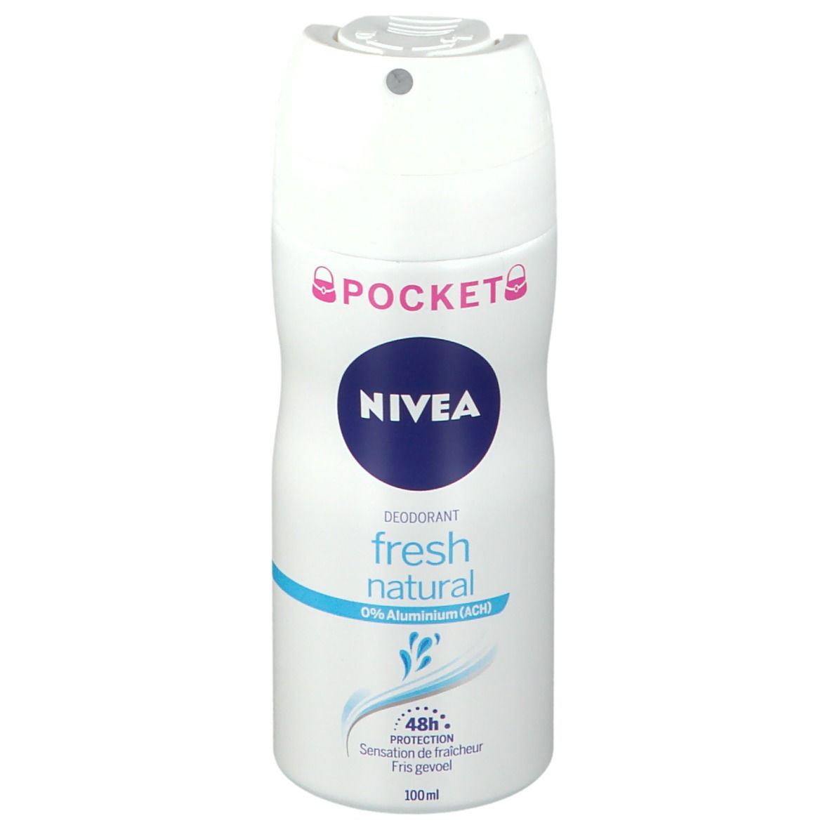NIVEA Déodorant Fresh Natural Spray Pocket (For Women)