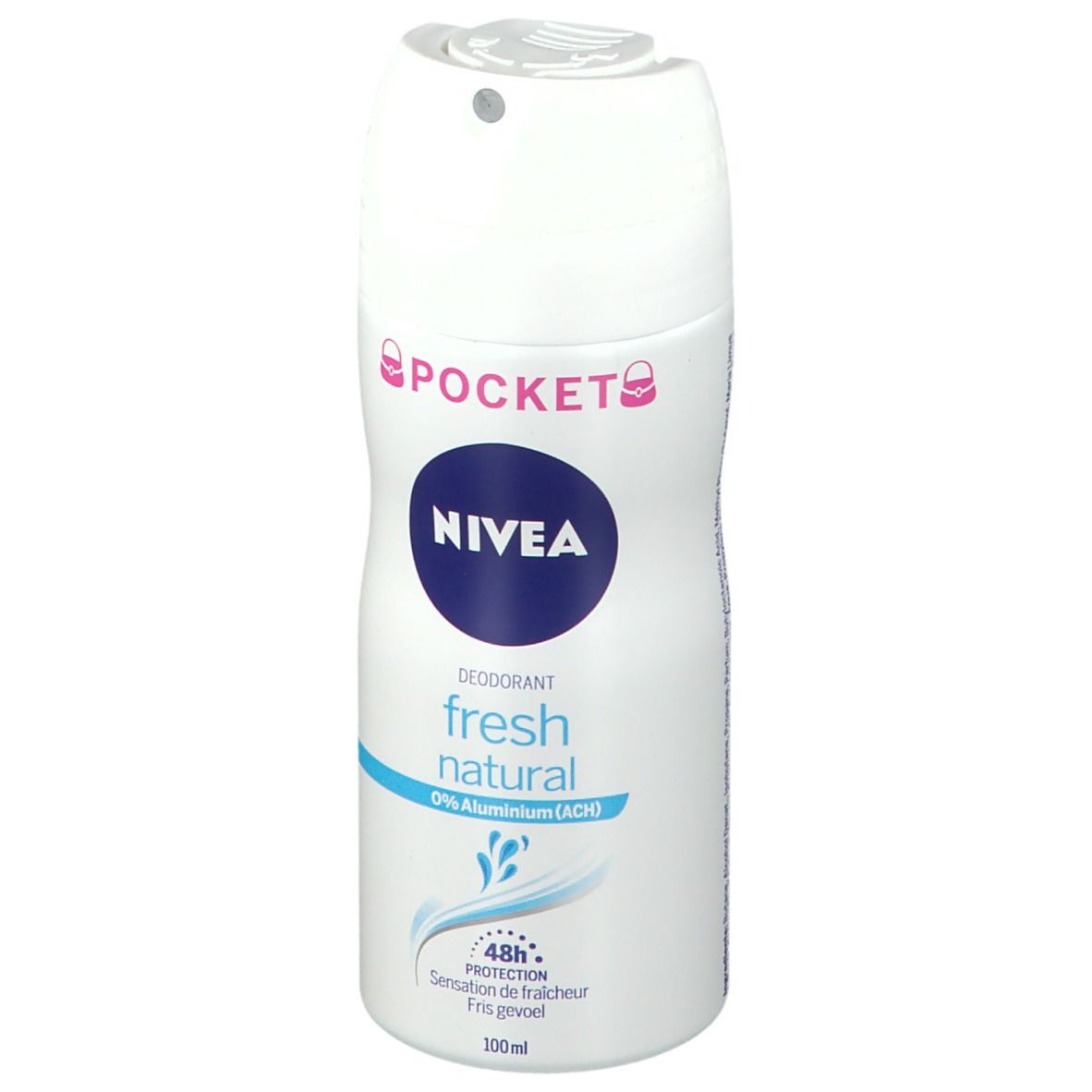 NIVEA Déodorant Fresh Natural Spray Pocket (For Women)