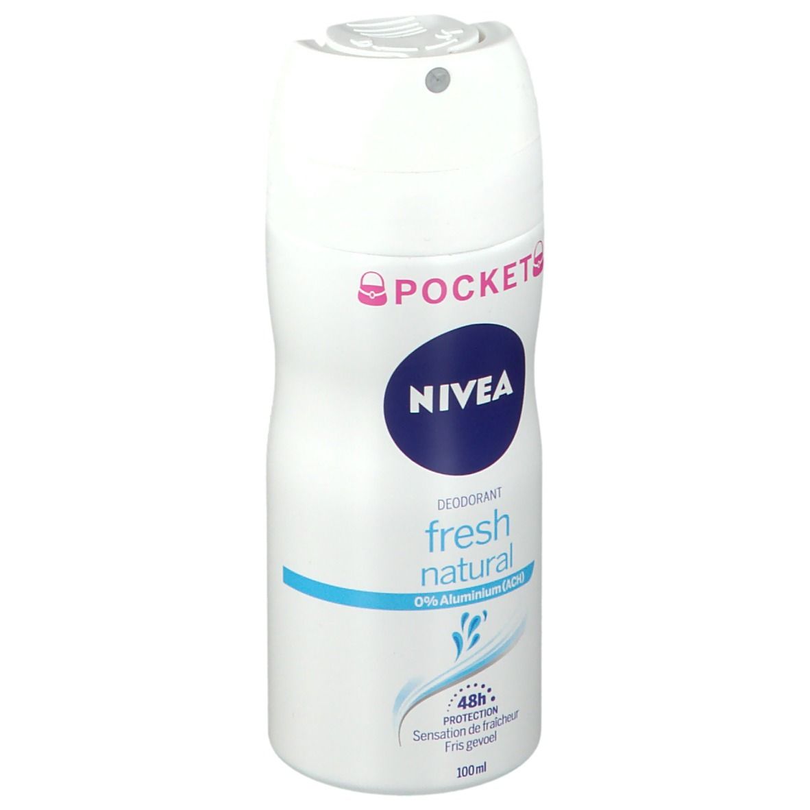 NIVEA Déodorant Fresh Natural Spray Pocket (For Women)
