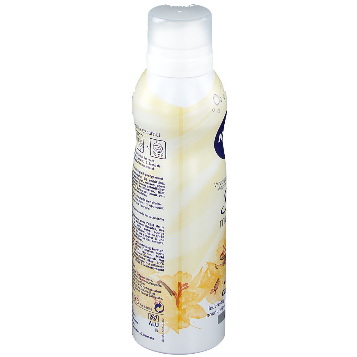 NIVEA Mousse de Douche Soin Silk Mousse Vanilla Caramel