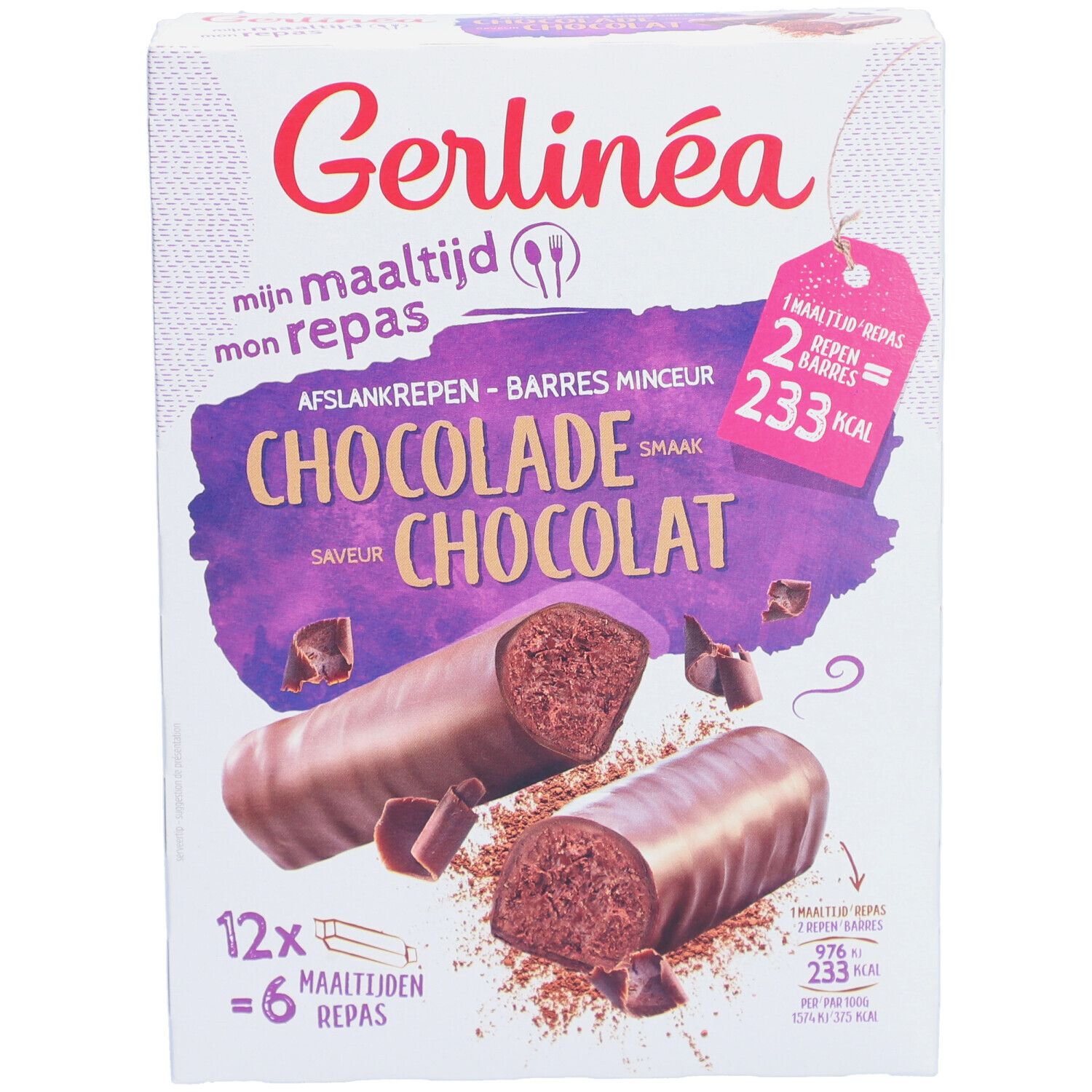 Gerlinéa Mon Repas Barres Chocolat