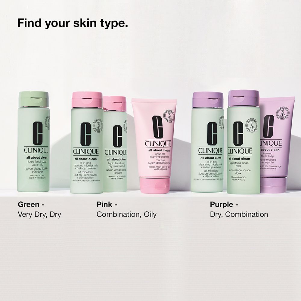 Clinique All About Clean™ Savon Visage Liquide Très Doux - Nettoyant - Peaux Très Sèches à Sèches