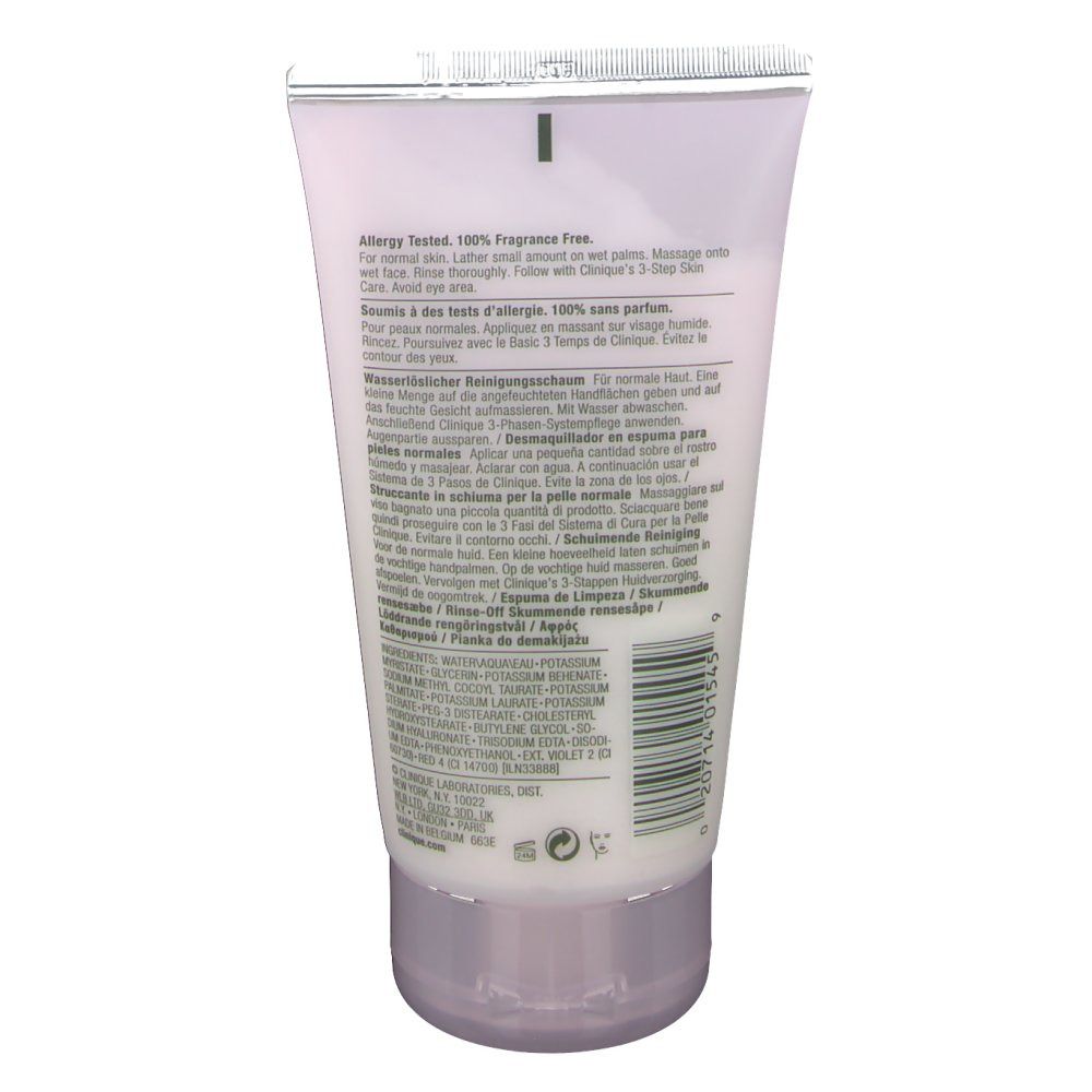 Clinique All About Clean™ Mousse Hydro-Démaquillante - Peaux Mixtes à Grasses