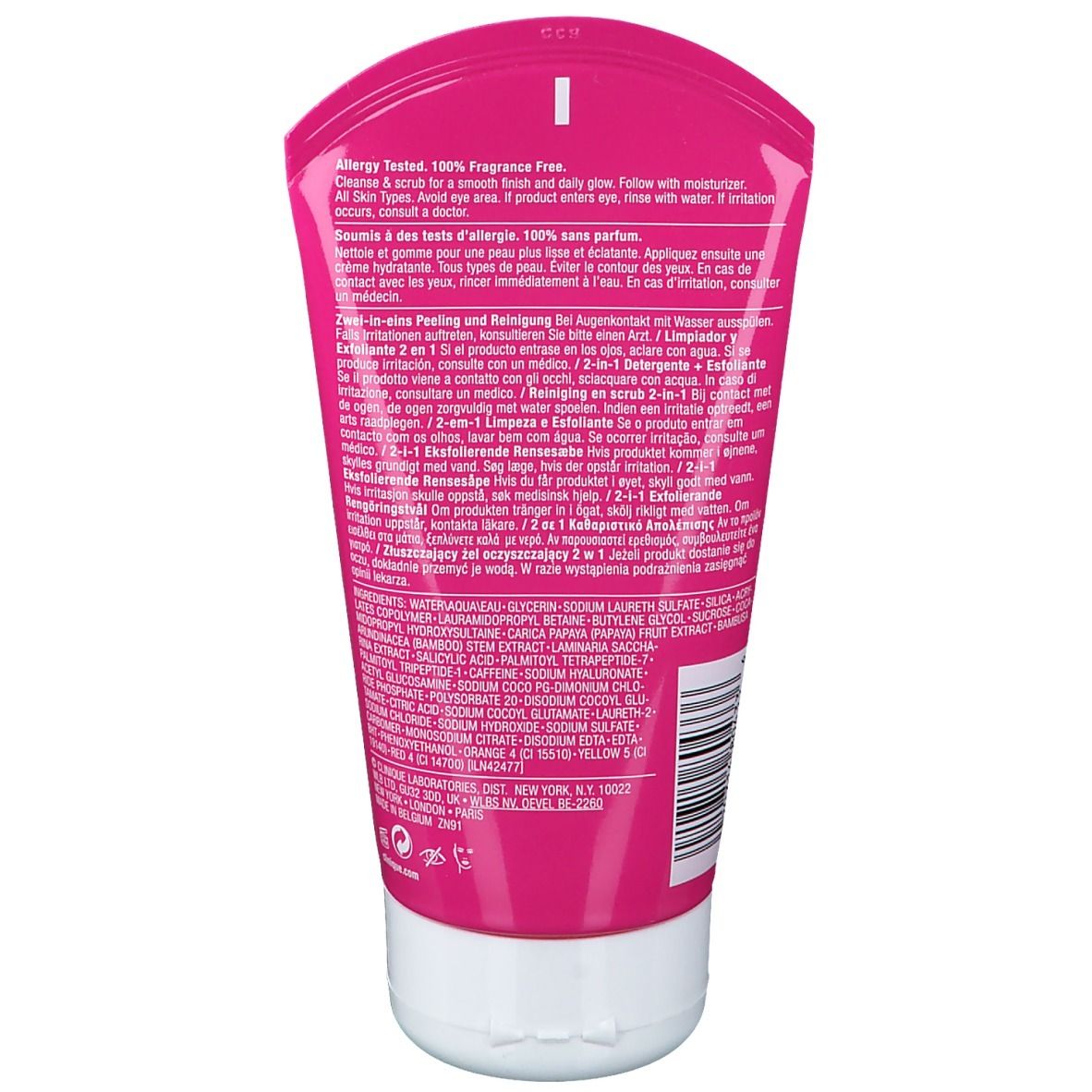 CLINIQUE Pep Start™ 2-en-1 Nettoyant exfoliant énergisant