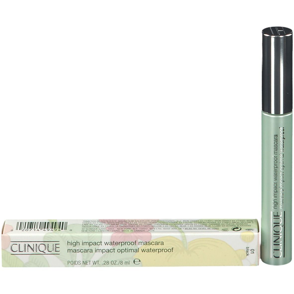 Clinique High Impact™ Mascara Impact Optimal Waterproof Black - Convient aux Yeux Sensibles