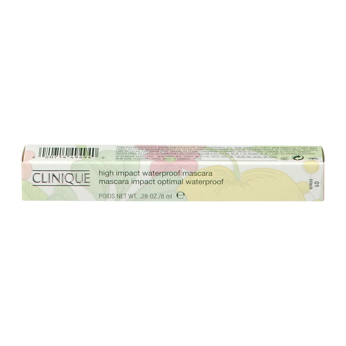 Clinique High Impact™ Mascara Impact Optimal Waterproof Black - Convient aux Yeux Sensibles