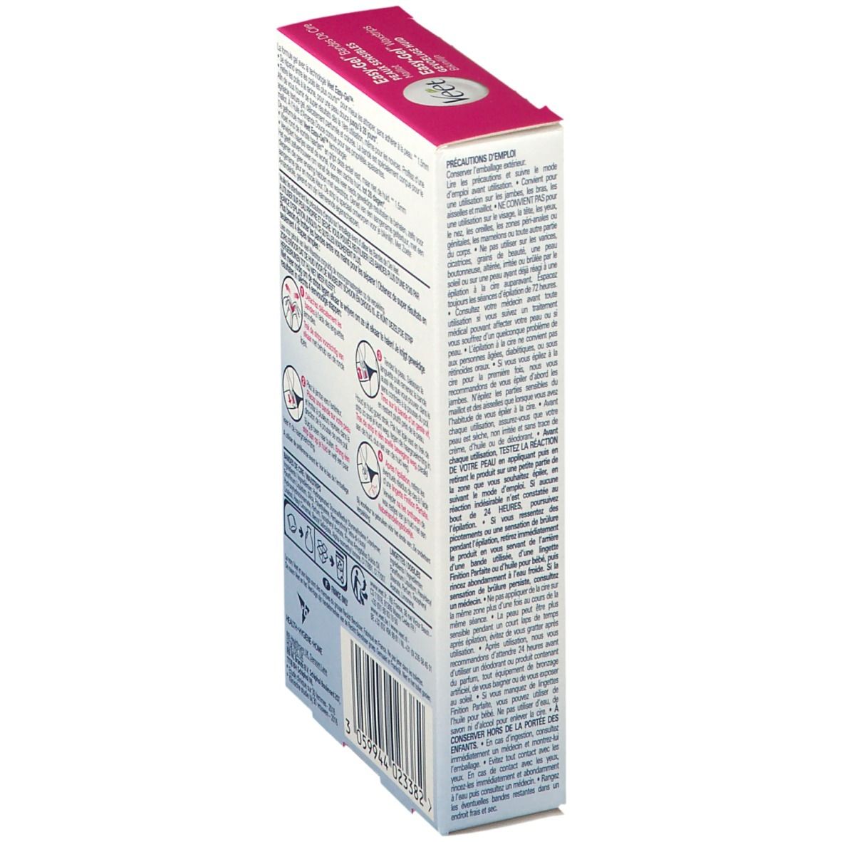 Veet Easy-Gelwax Bandes De Cire Froids Maillot & Aisselles - Peaux ...