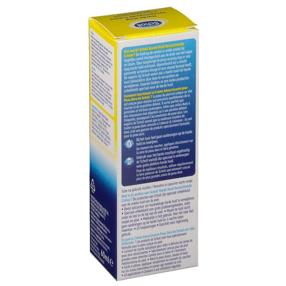 Scholl Peau Dure Crème Adoucissante