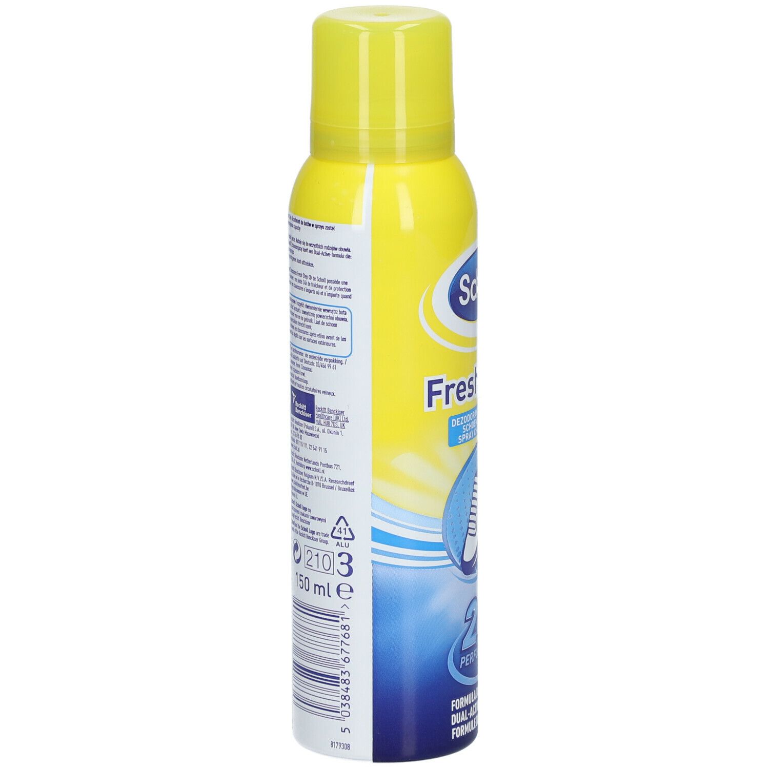 Scholl Spray Fresh Step Déodorant Chaussures, 150ml : : Hygiène et  Santé