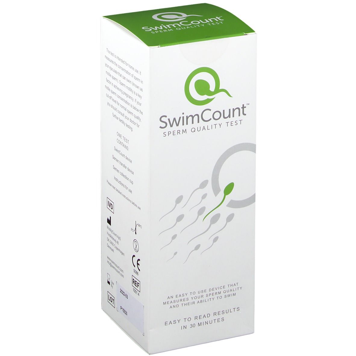 SwimCount Sperm quality test
