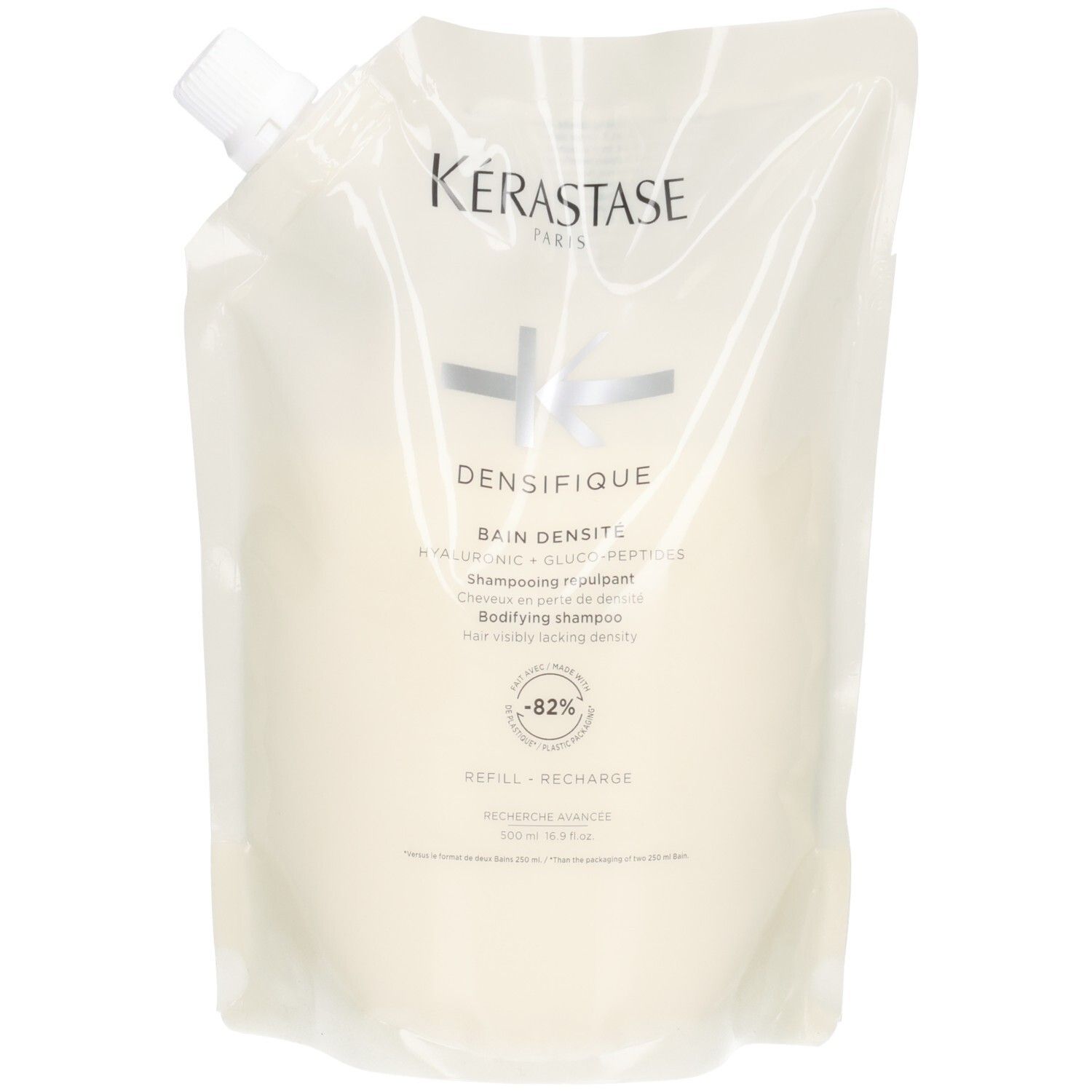 Kérastase Densifique recharge pour shampooing densifiant, 500 ml.