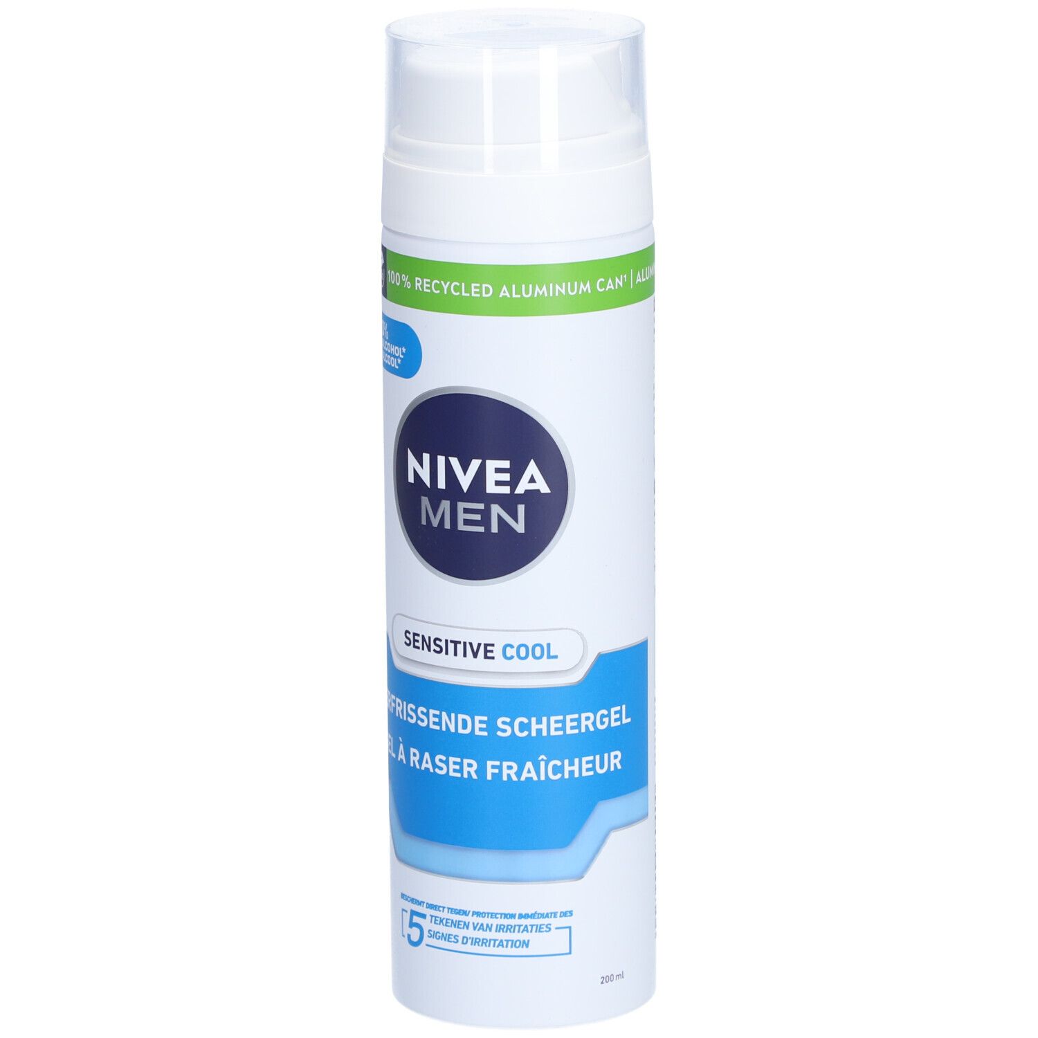 NIVEA MEN Sensitive Cool Gel à Raser Fraîcheur Peau Sensible