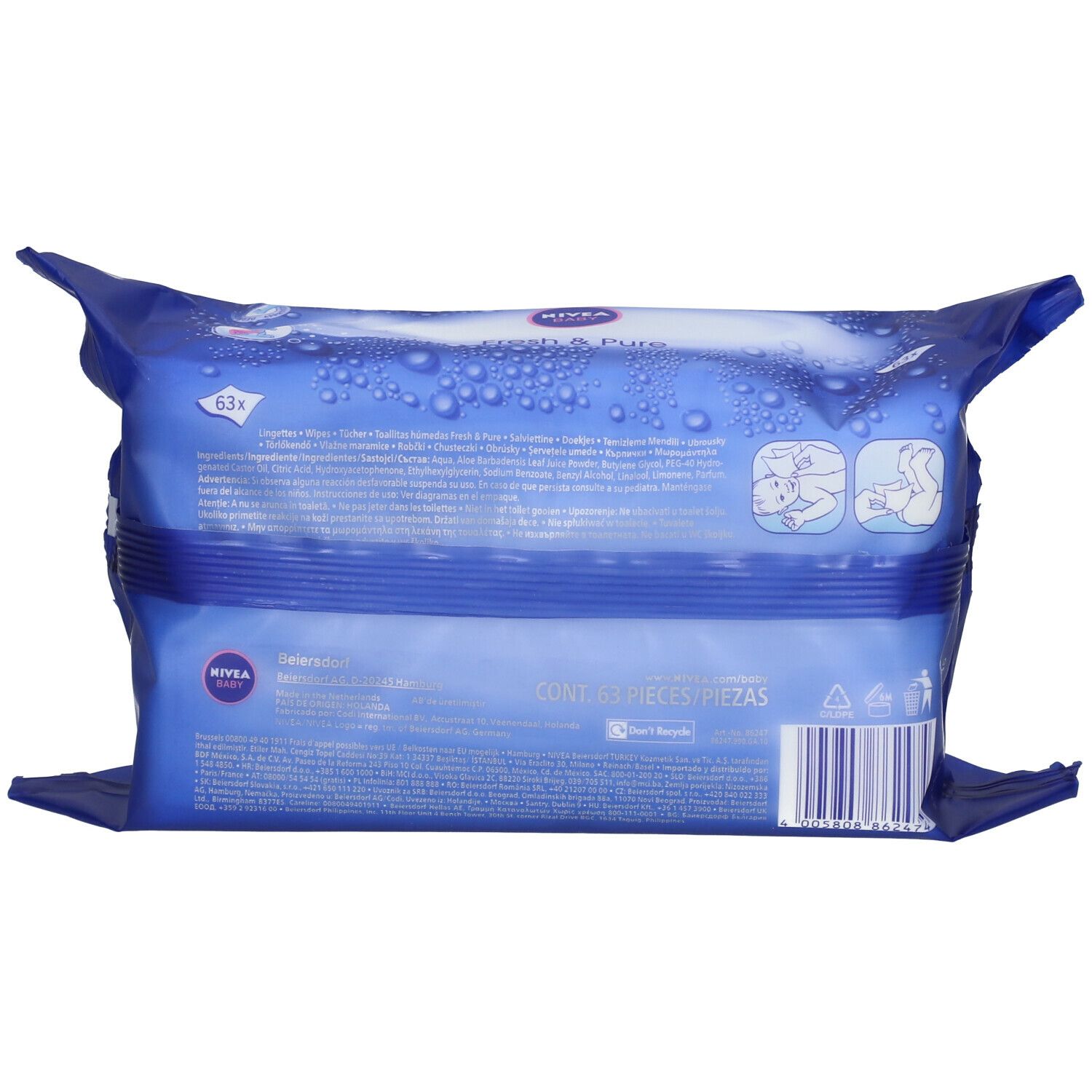 NIVEA Baby Fresh & Pure Lingettes