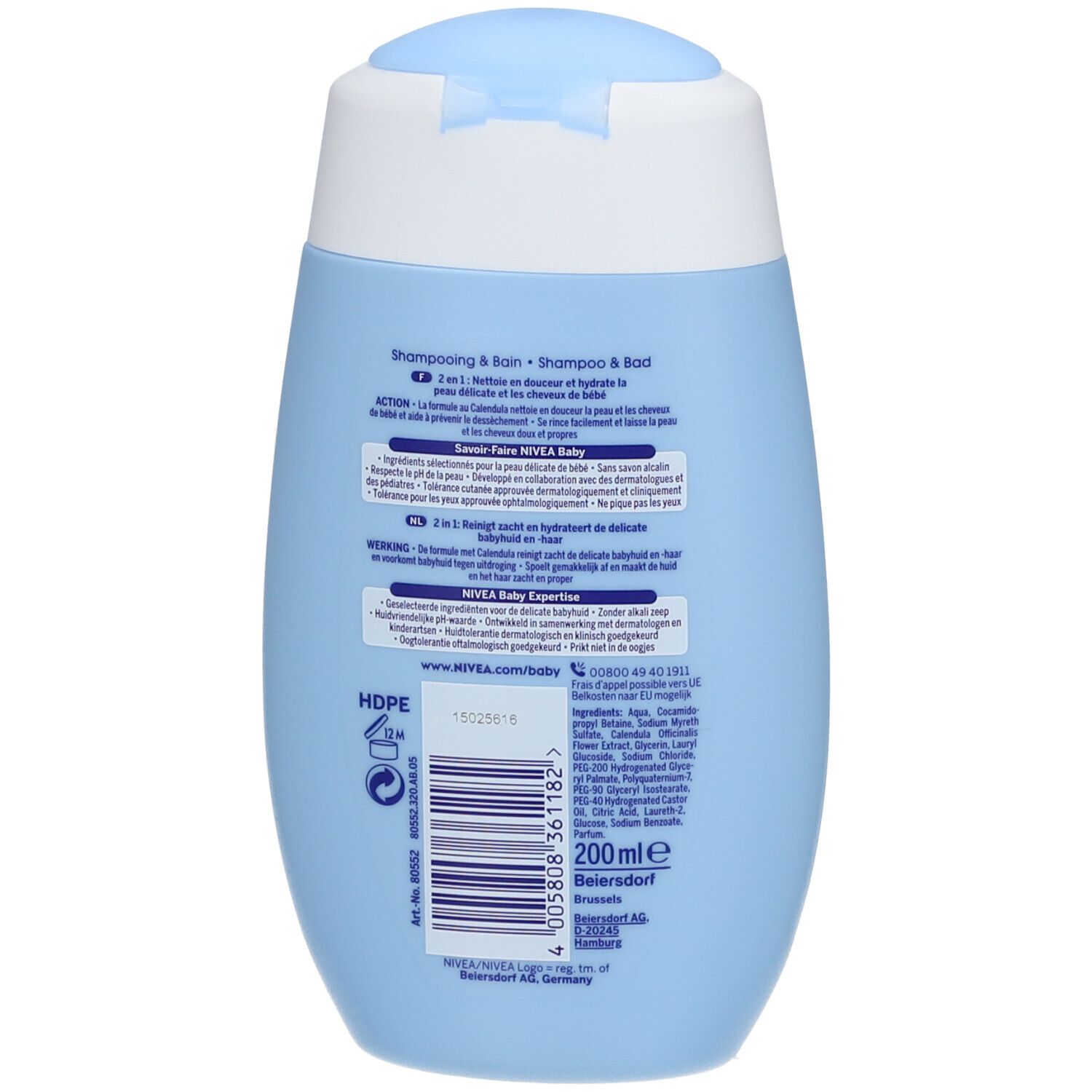 NIVEA Baby Happy Bath Shampooing & Bain