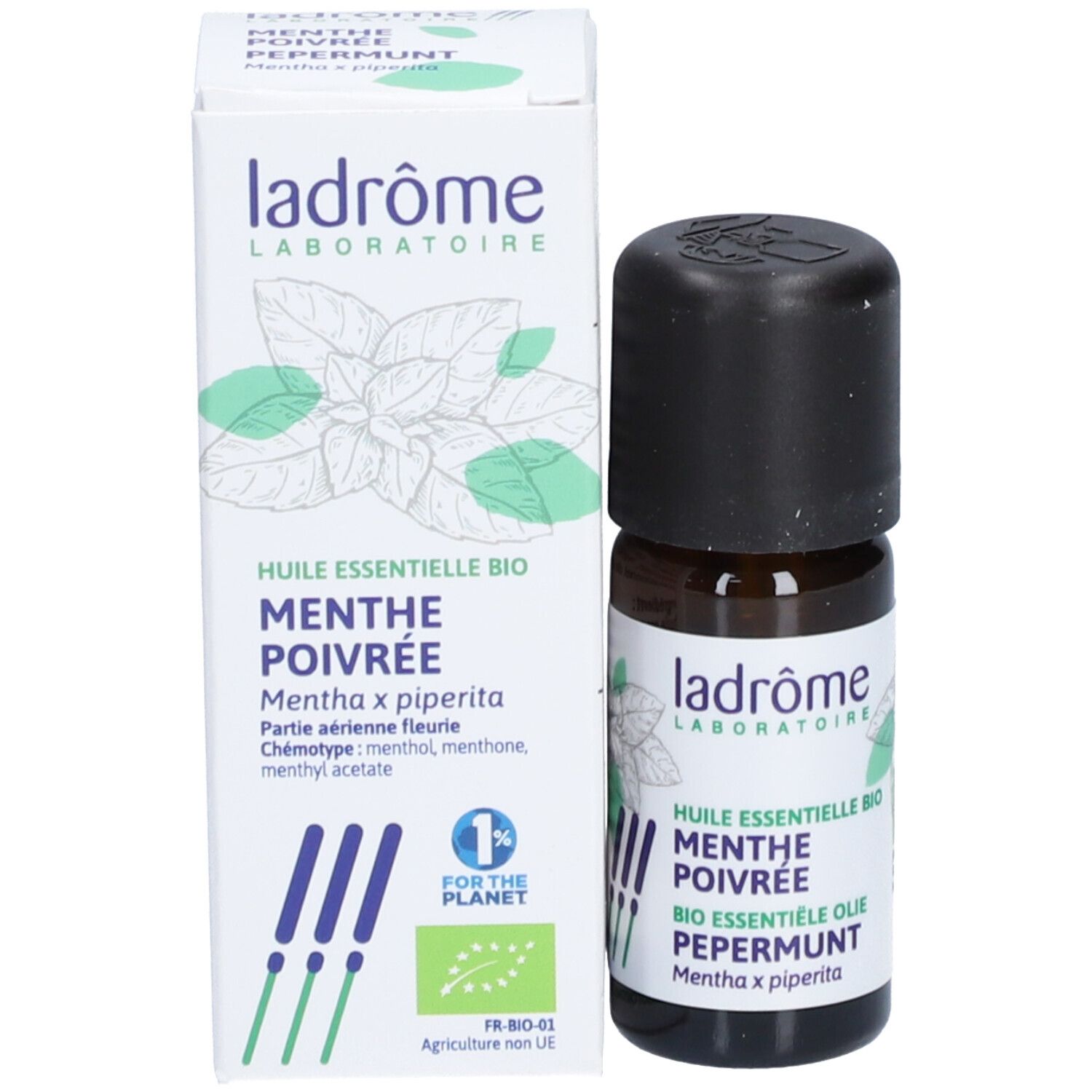 Huile essentielle de Menthe poivrée bio - Ladrôme Laboratoire