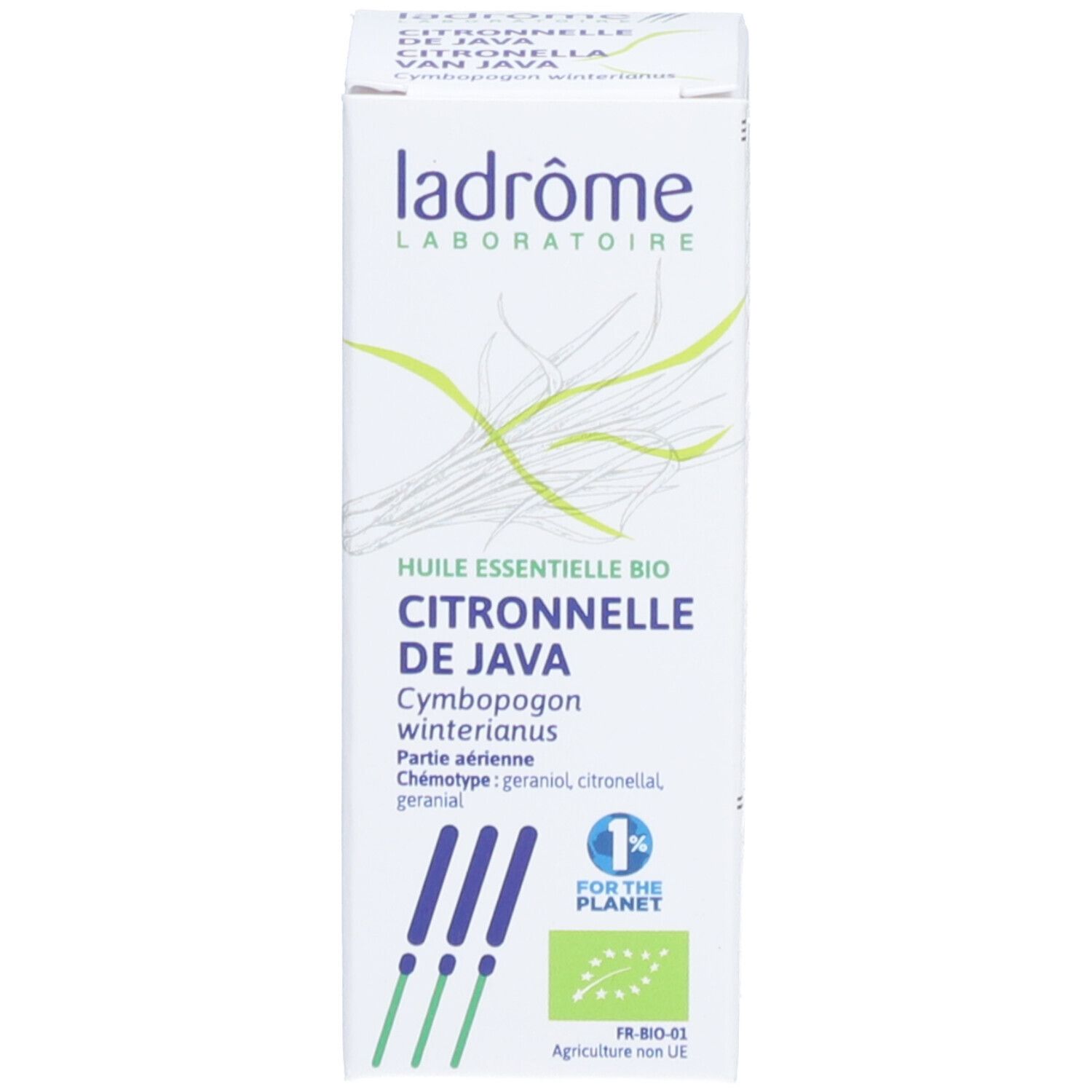 ladrôme Huile essentielle de citronnelle de Java bio