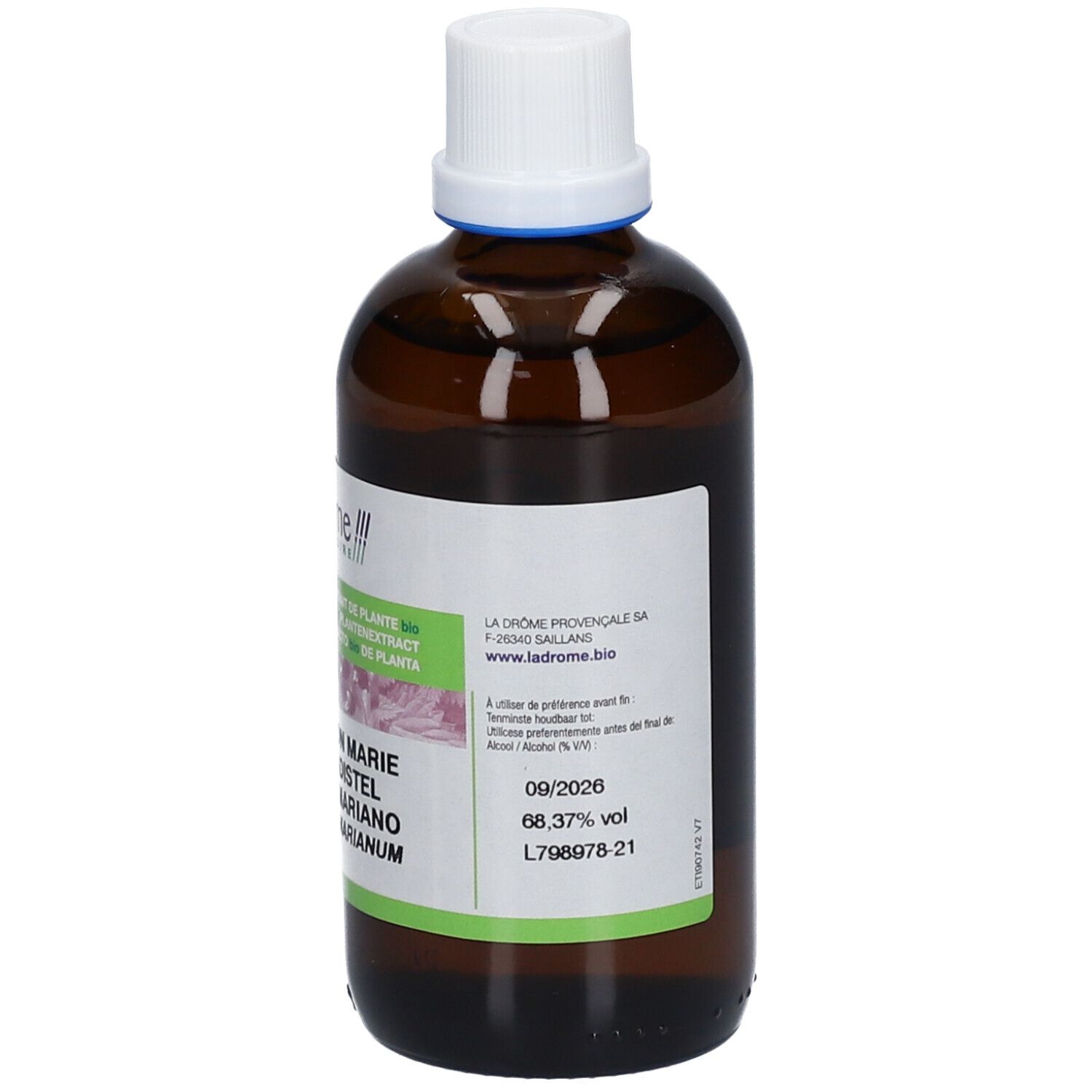 Ladrôme Extrait de plante fraîche Chardon Marie Bio