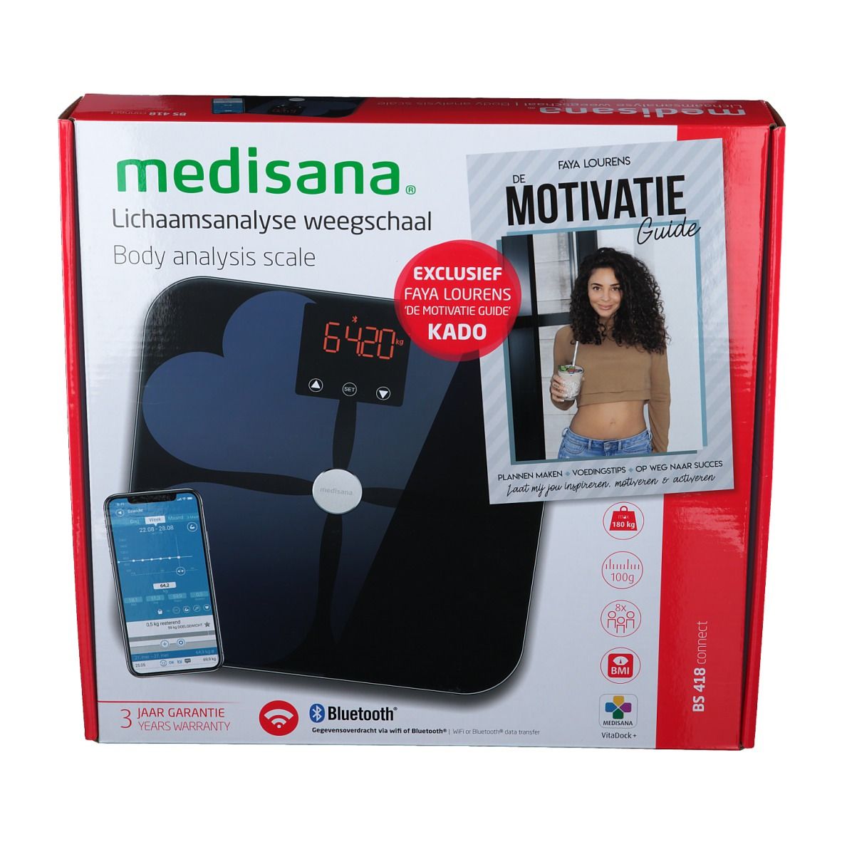 Medisana® Balance impédancemètre  BS418 Connect