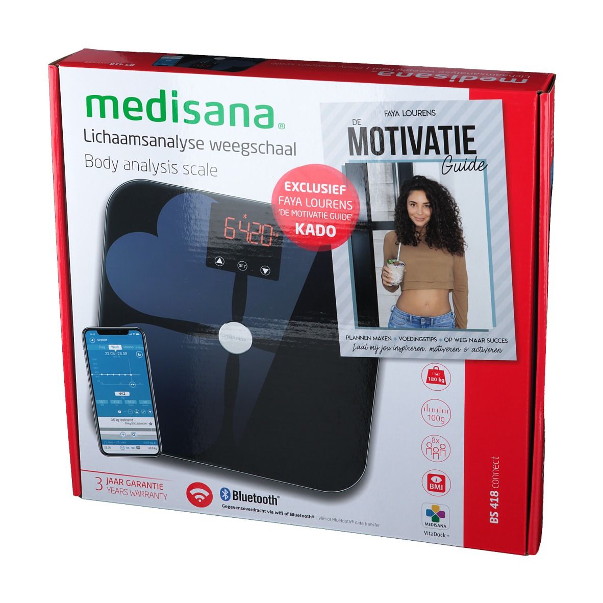 Medisana® Balance impédancemètre  BS418 Connect