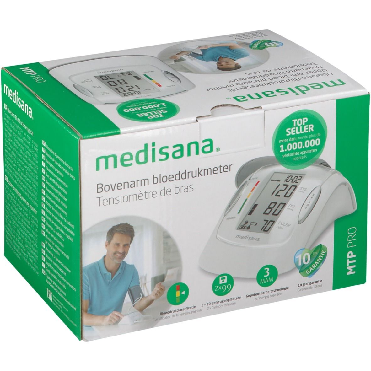 MEDISANA® Tensiomètre à brassard MTP PRO 1 pc(s) - Redcare Pharmacie
