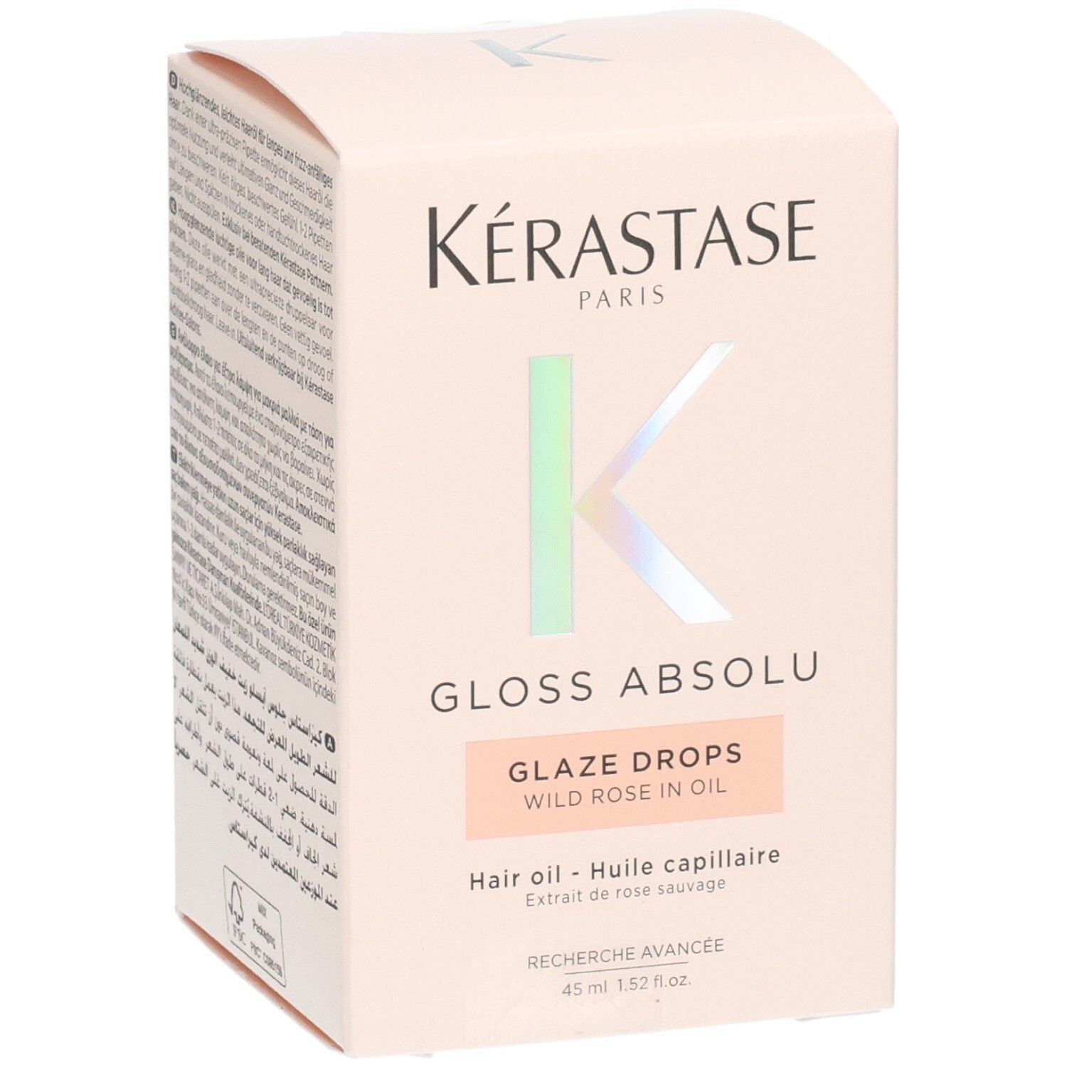 Kérastase Gloss Absolu Glaze Drops Huile Capillaire à la Rose Sauvage. 45 ml.