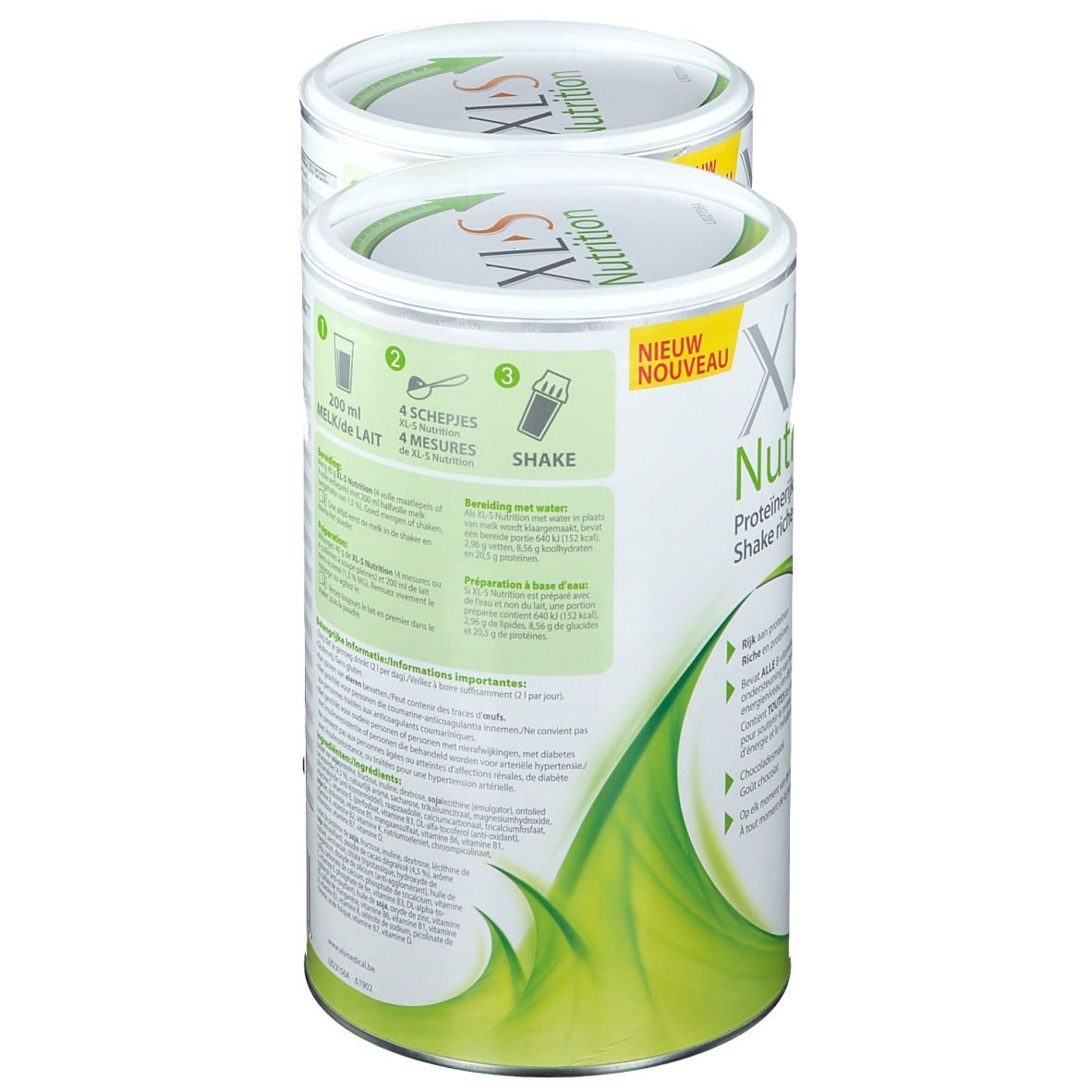 XL-S Nutrition Shake riche en protéines Chocolat