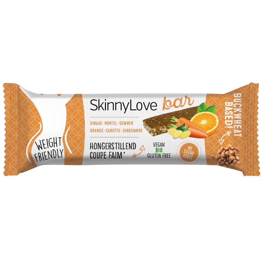 SkinnyLove Barre Coupe-faim Orange-Carotte-Gingembre
