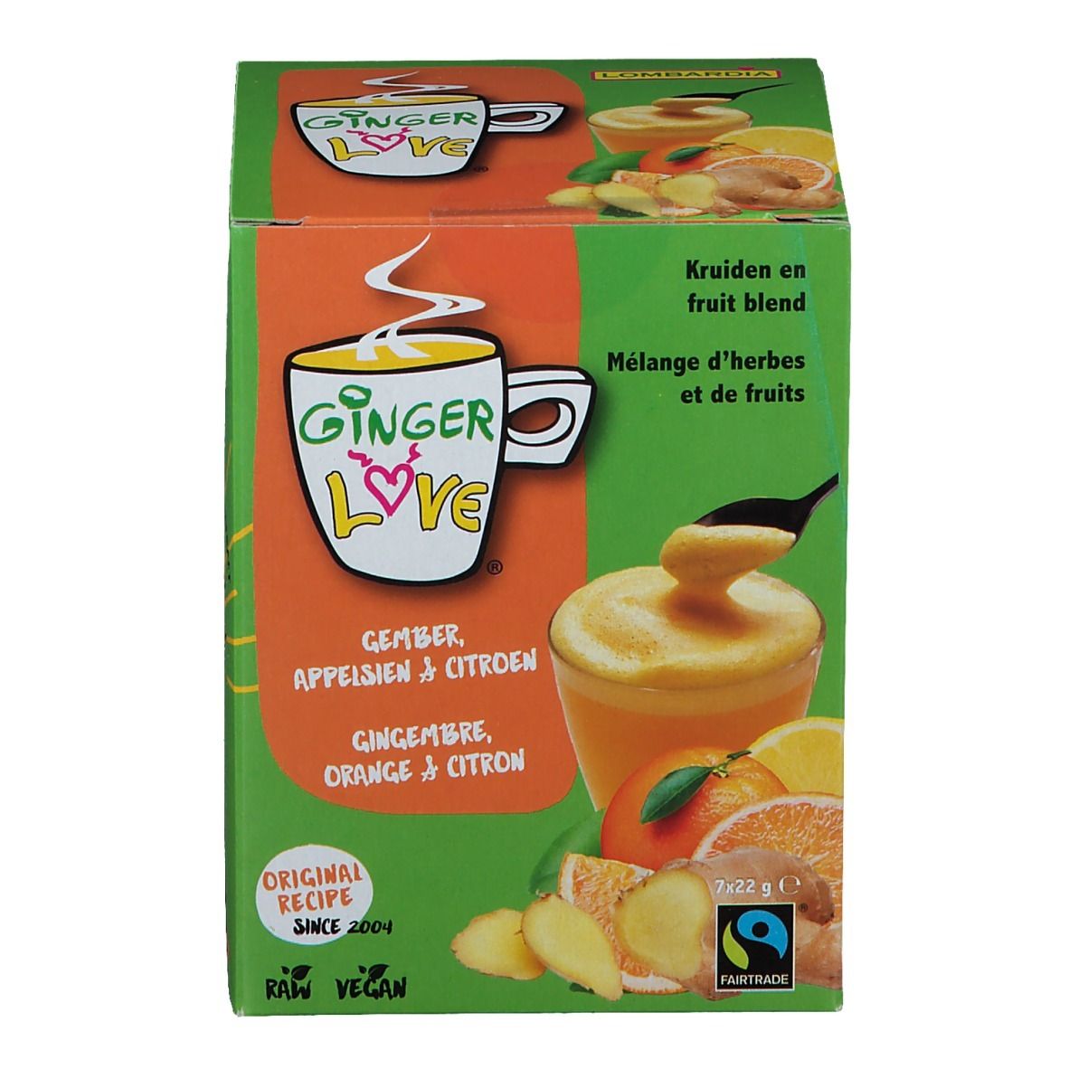 Gingerlove GingerLove Bio Thé Gingembre, Orange & Citron 7 pc(s) - Redcare Pharmacie