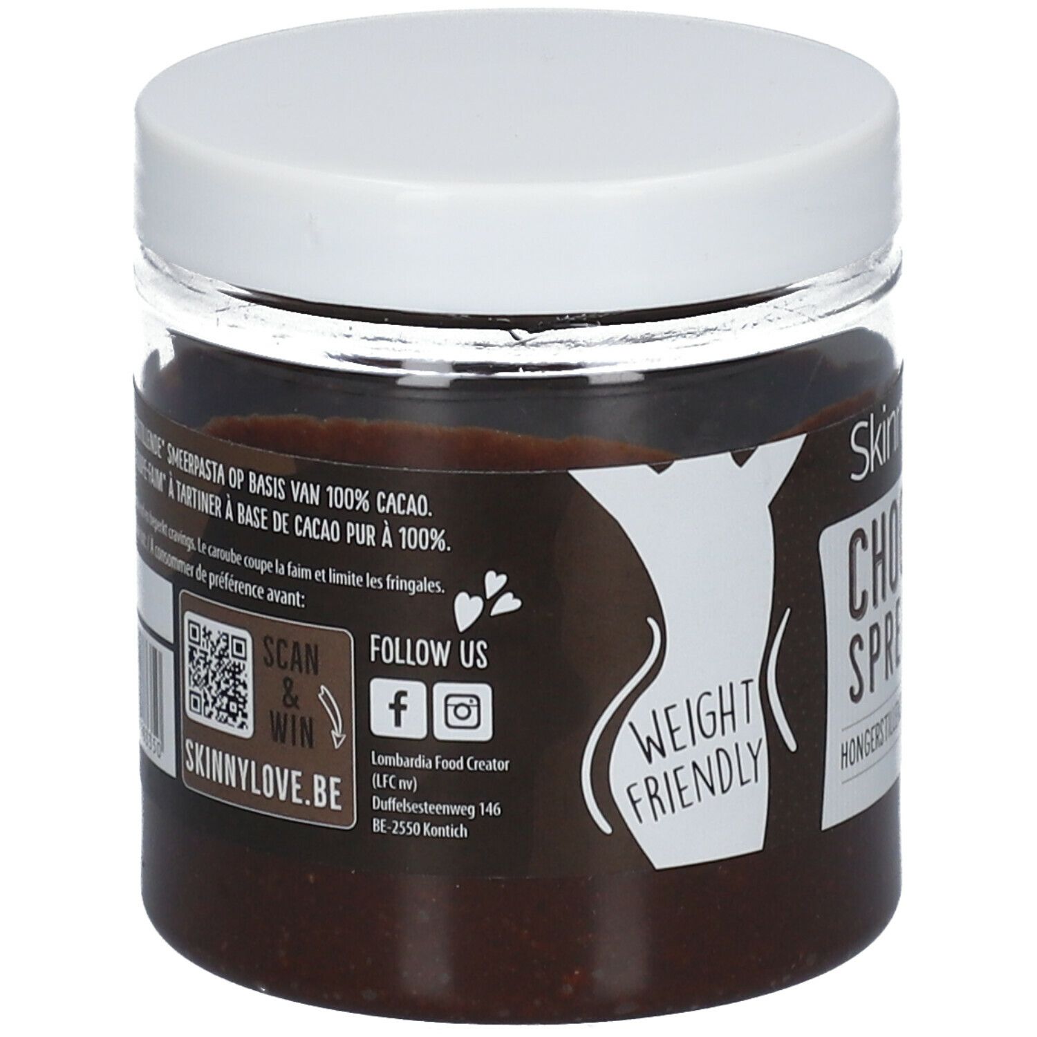 SkinnyLove Spread Pâte à tartiner Chocolat Bio