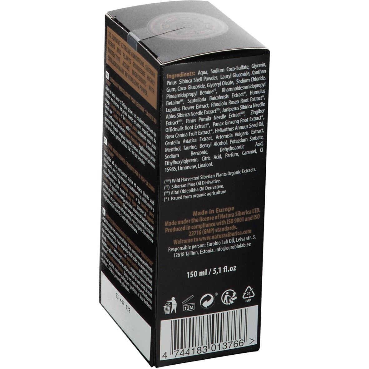 Natura Siberica - Exfoliant revitalisant pour le visage Patte du tigre